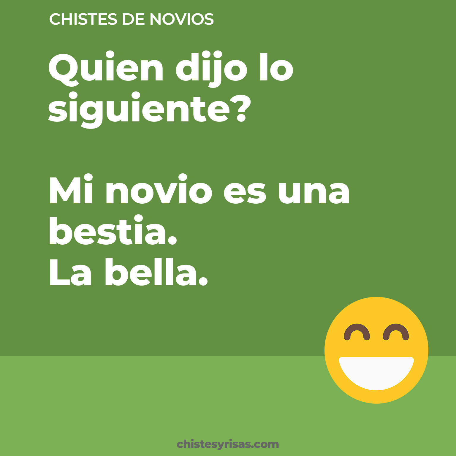 chistes de Novios cortos