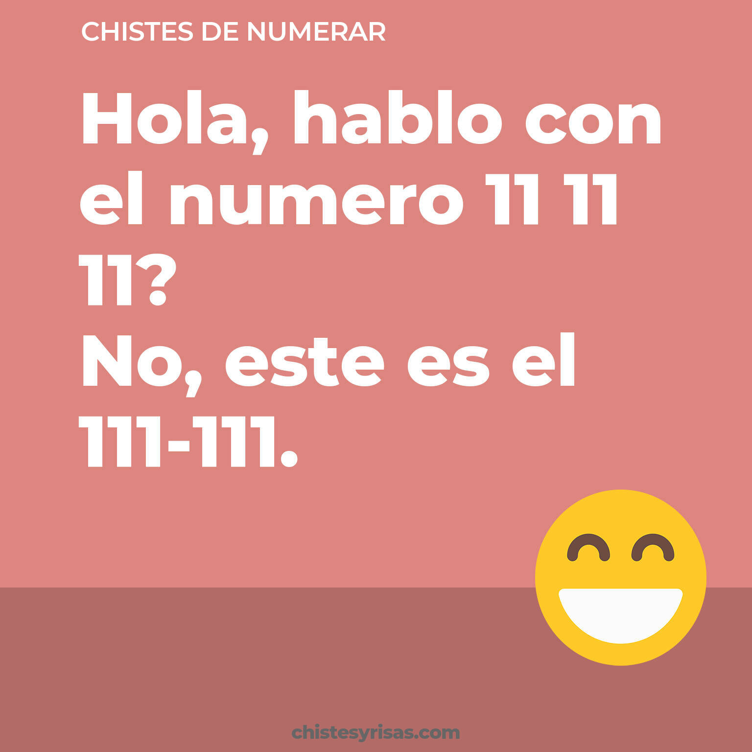 chistes de Numerar buenos foto para reir