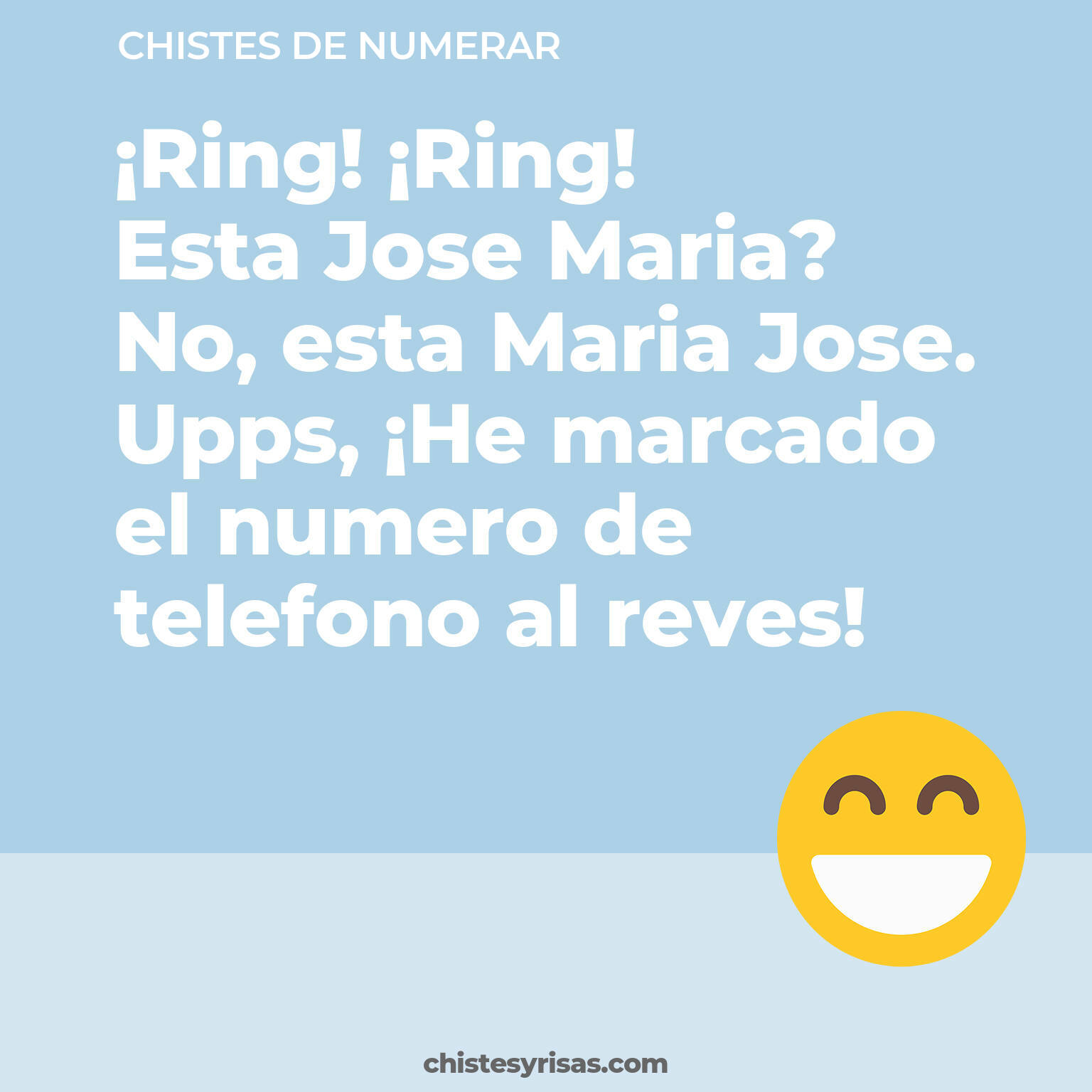 chistes de Numerar más graciosos