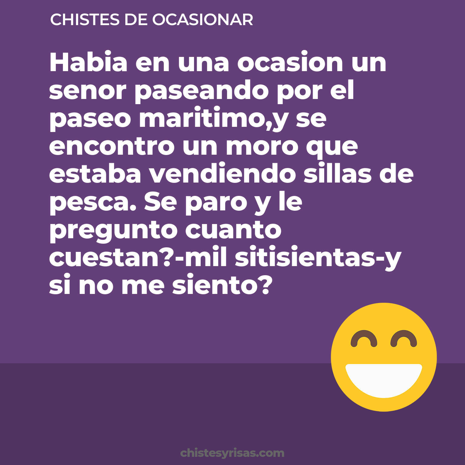 chistes de Ocasionar más graciosos