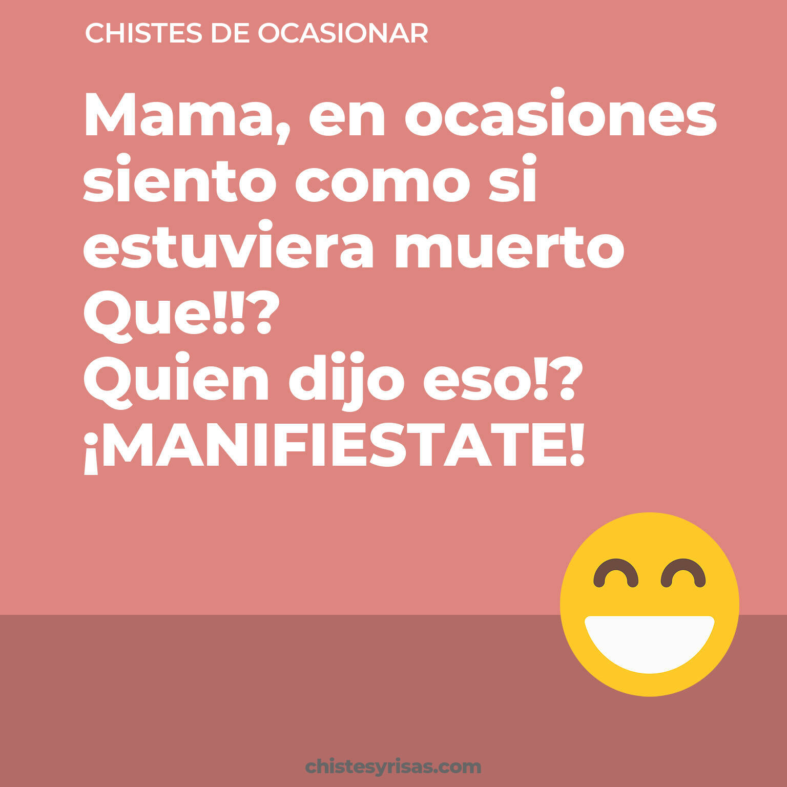 chistes de Ocasionar cortos