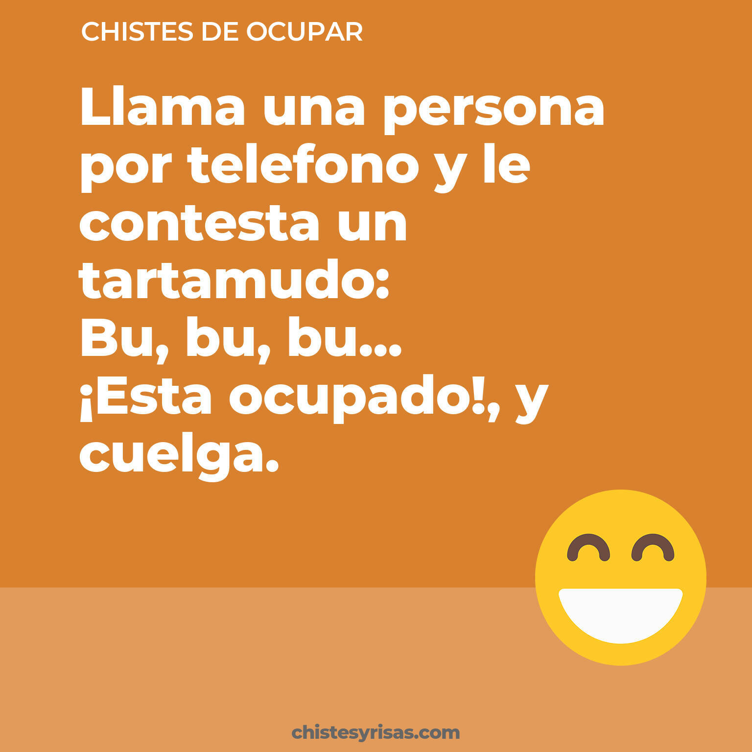 chistes de Ocupar cortos