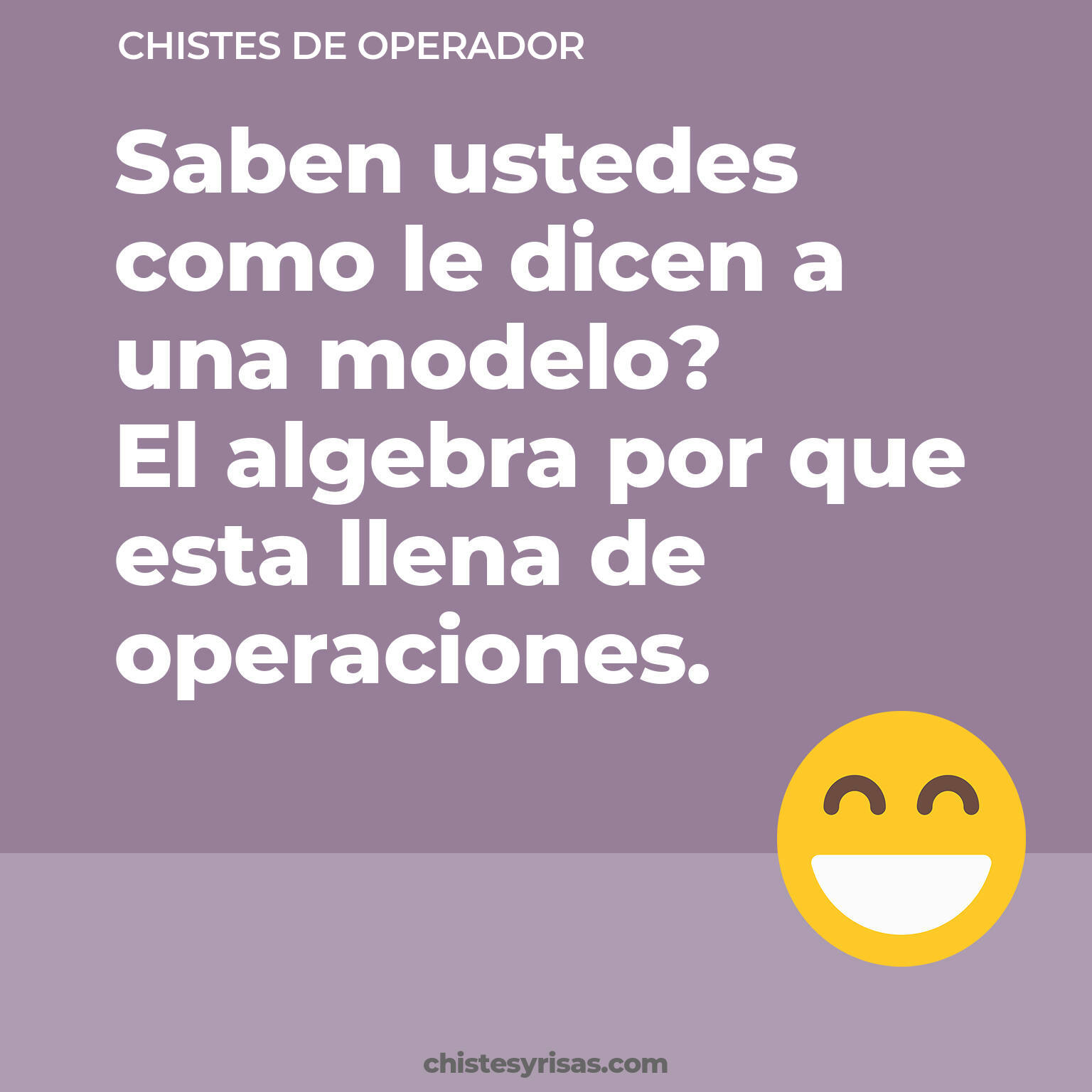 chistes de Operador buenos foto para reir