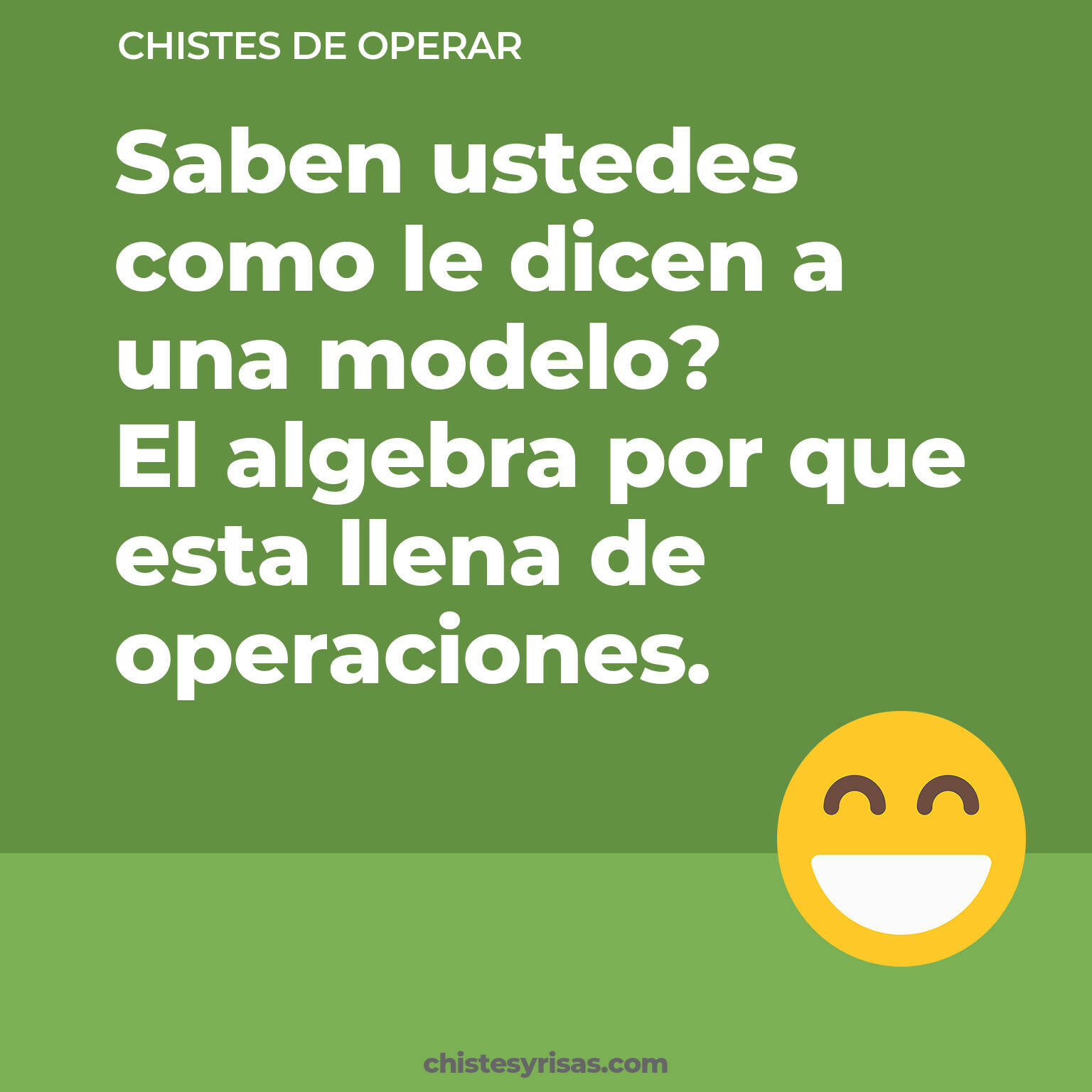 chistes de Operar buenos