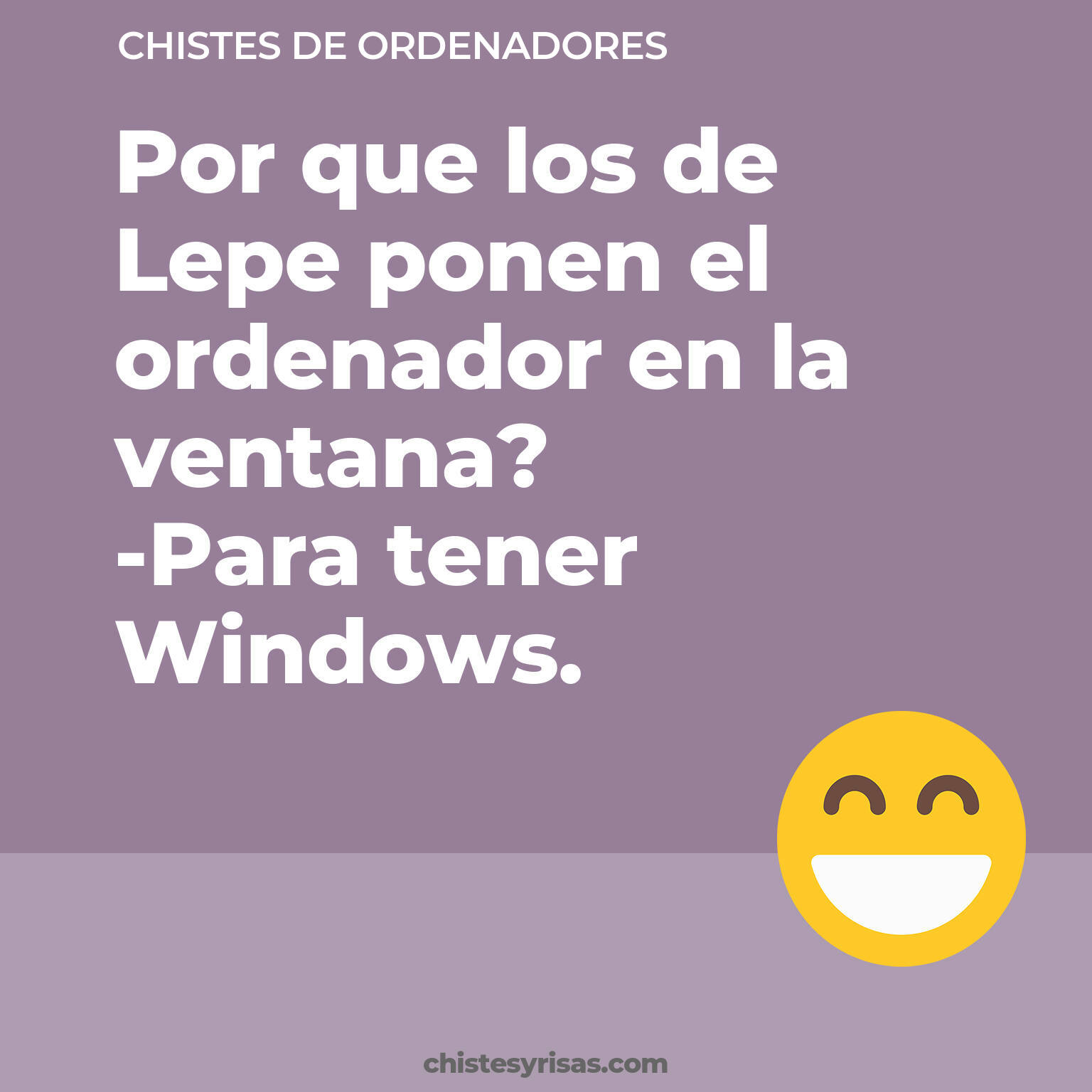 chistes de Ordenadores buenos