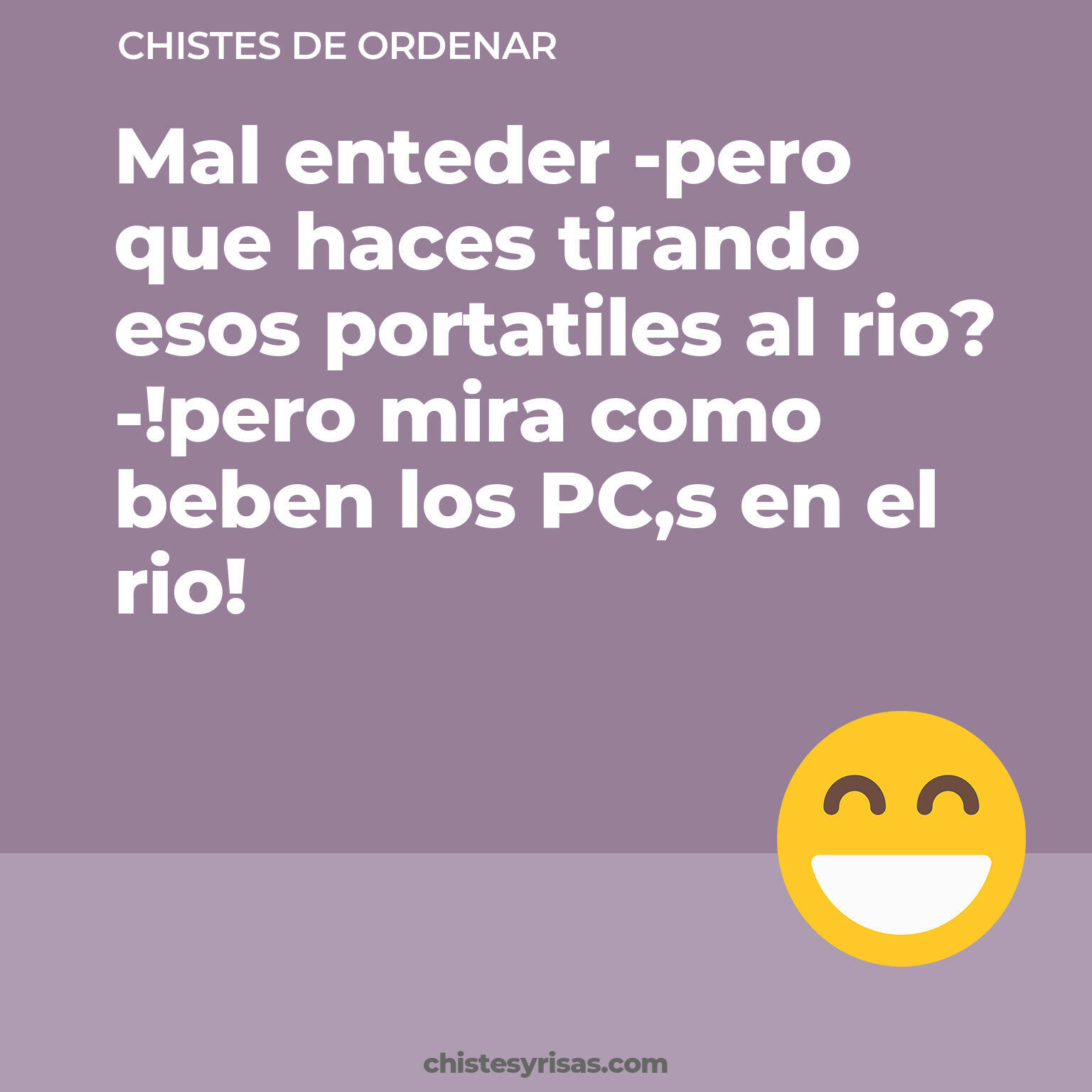 chistes de Ordenar cortos