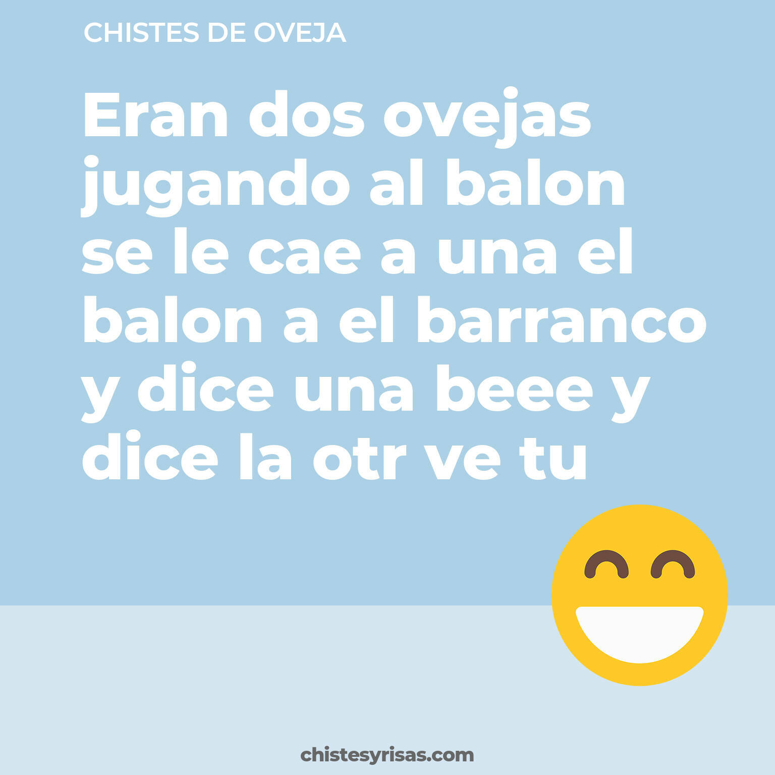 chistes de Oveja más graciosos