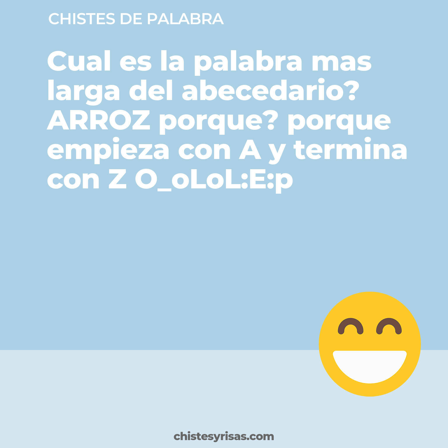 chistes de Palabra más graciosos