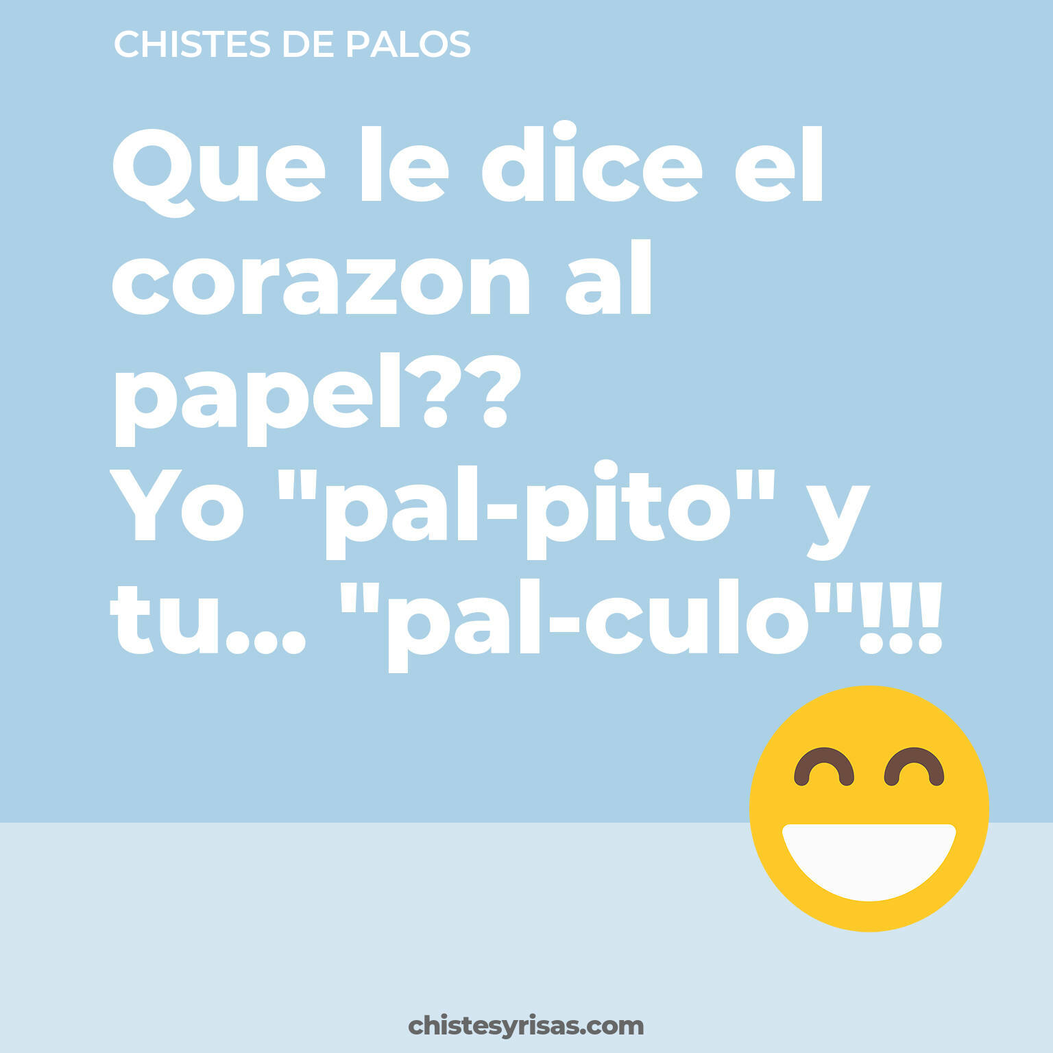 chistes de Palos cortos