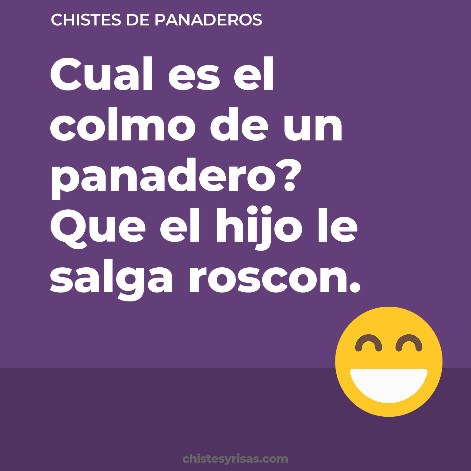 chistes de Panaderos buenos