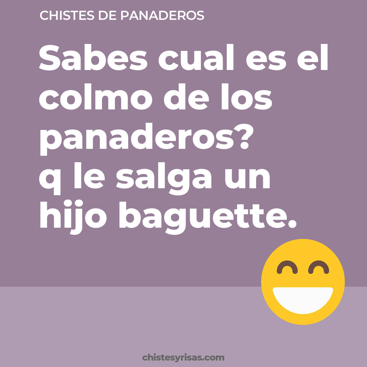 chistes de Panaderos más graciosos