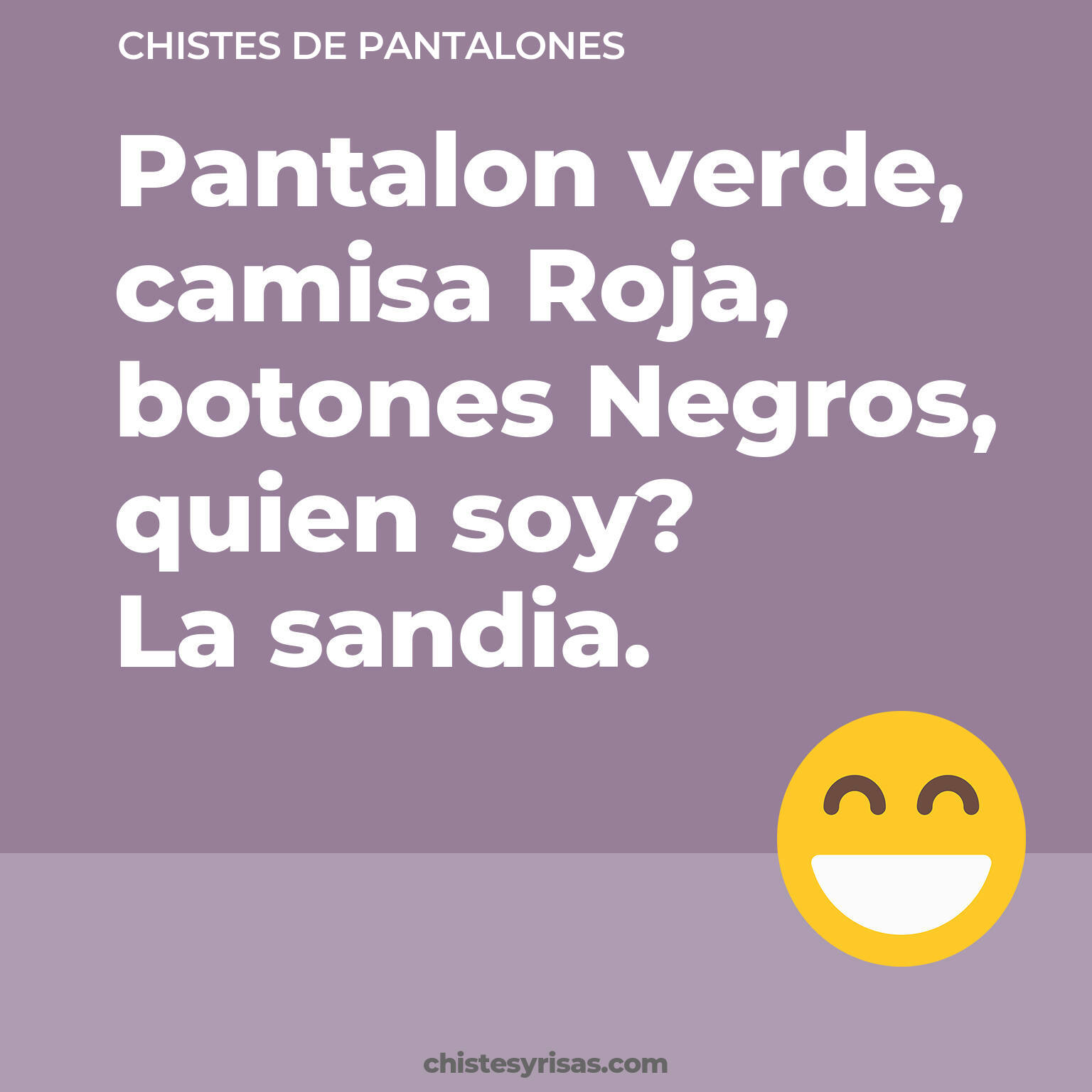 chistes de Pantalones más graciosos