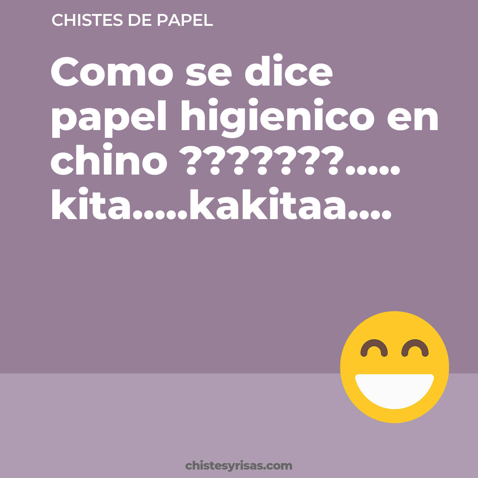 chistes de Papel cortos