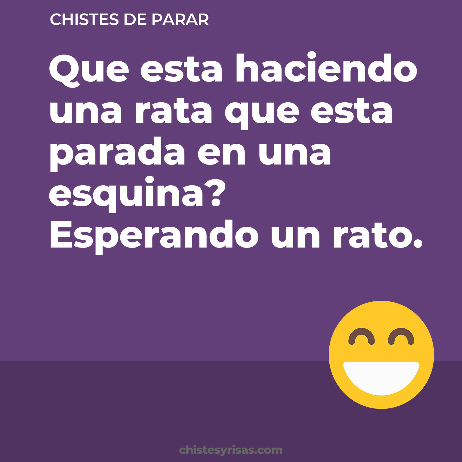 chistes de Parar más graciosos