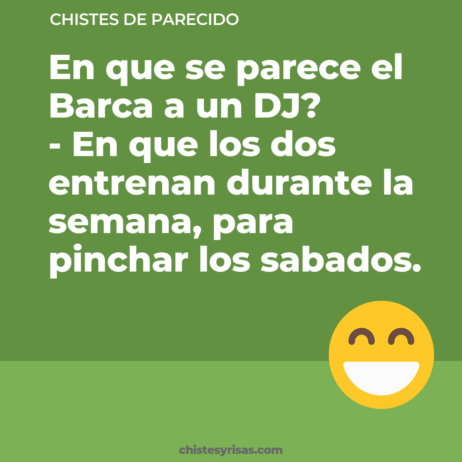 chistes de Parecido cortos