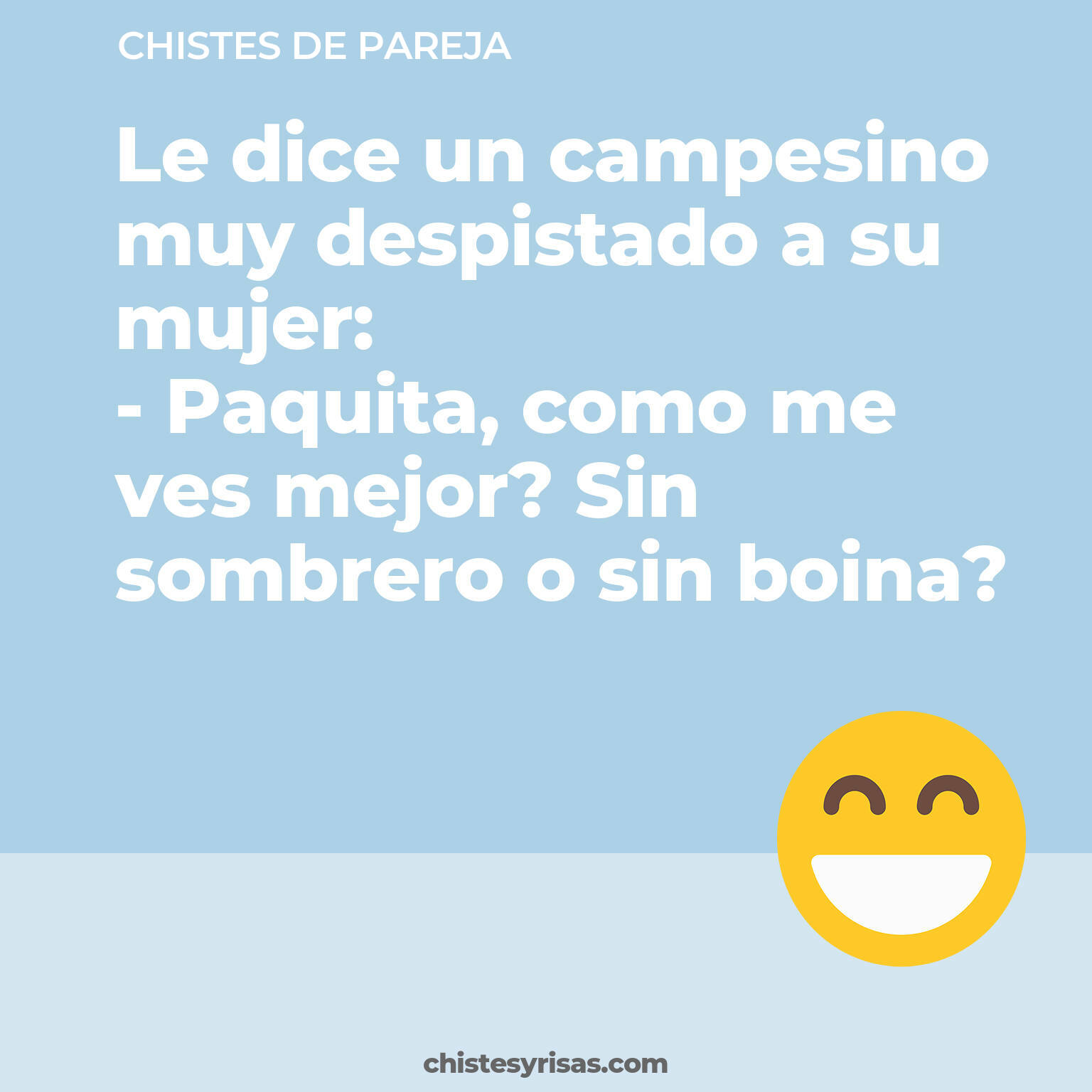 chistes de Pareja cortos