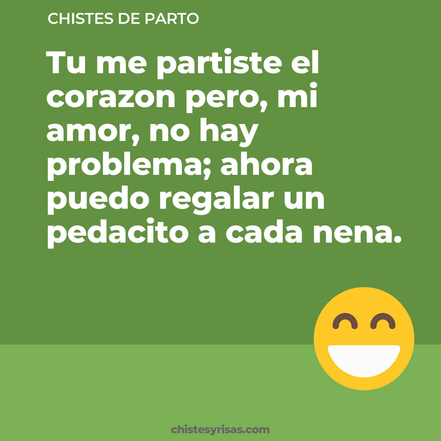 chistes de Parto cortos