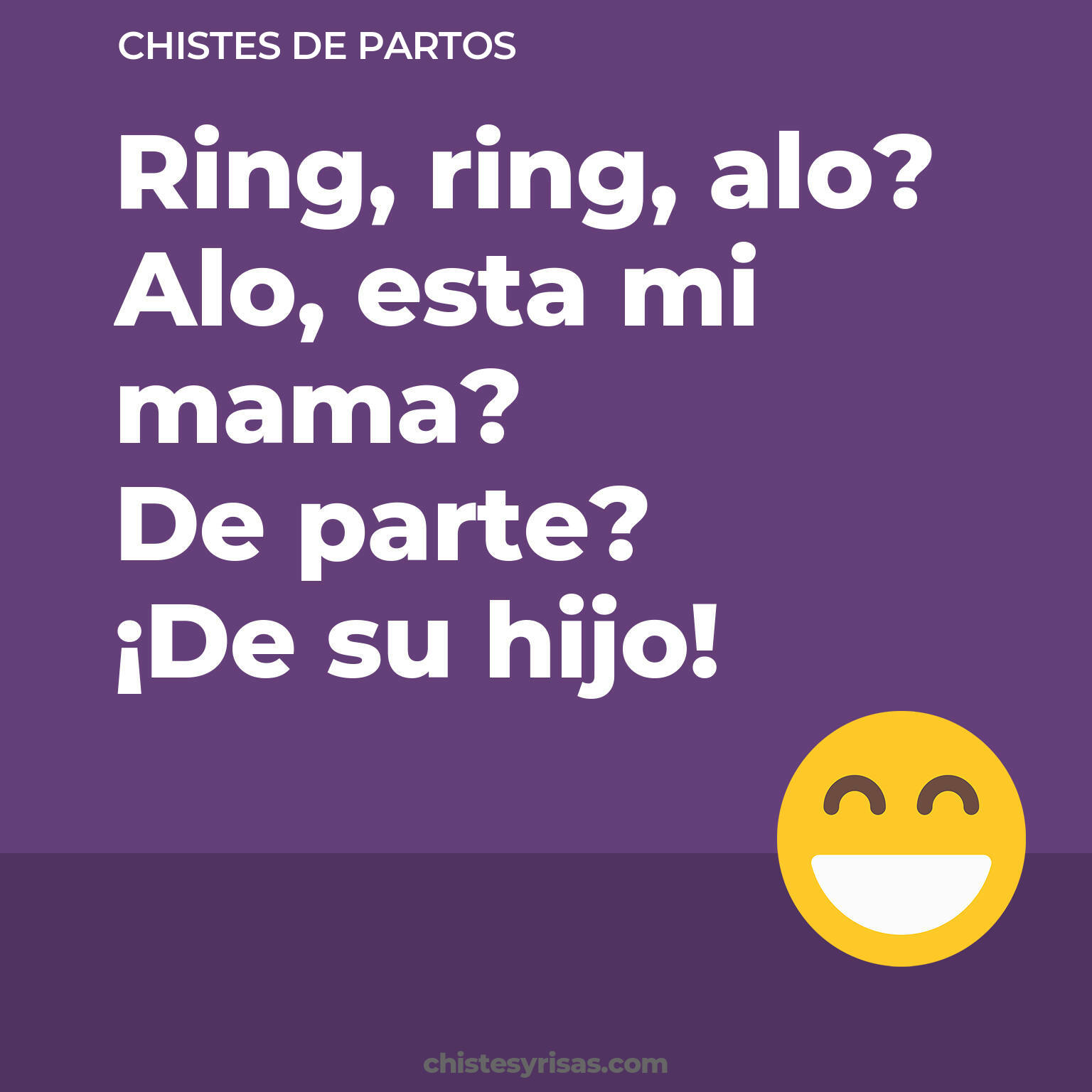 chistes de Partos más graciosos