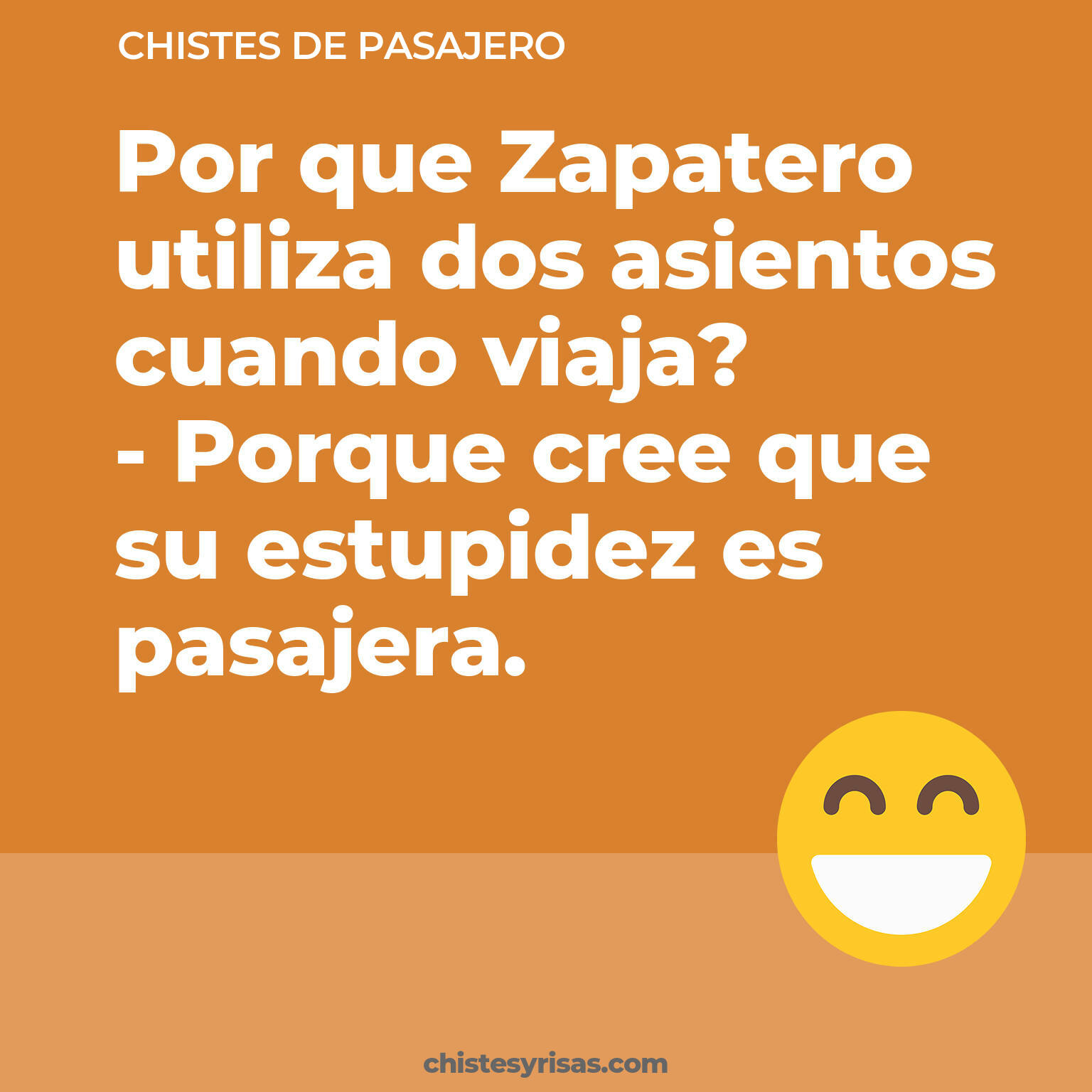 chistes de Pasajero buenos