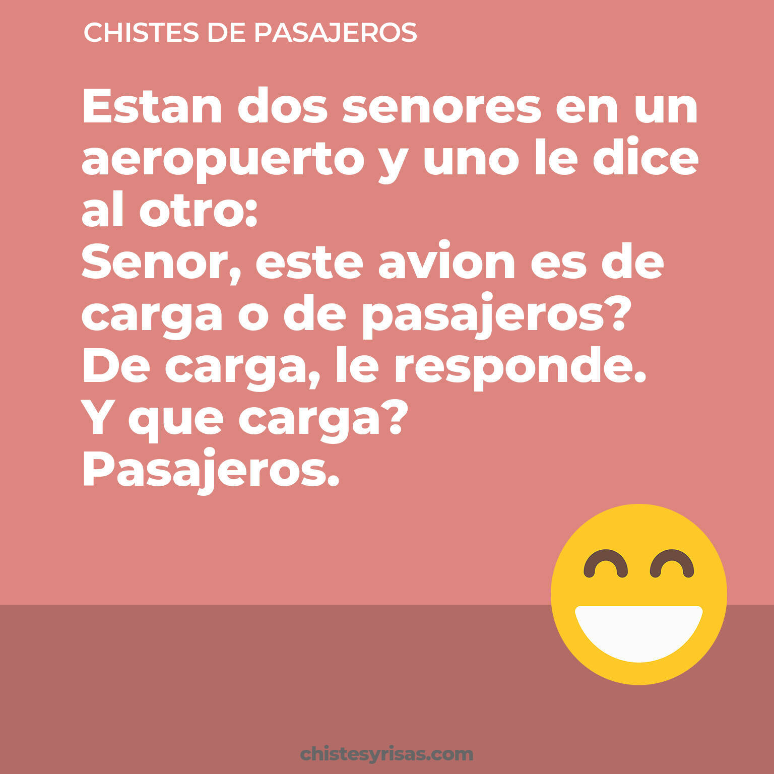 chistes de Pasajeros más graciosos