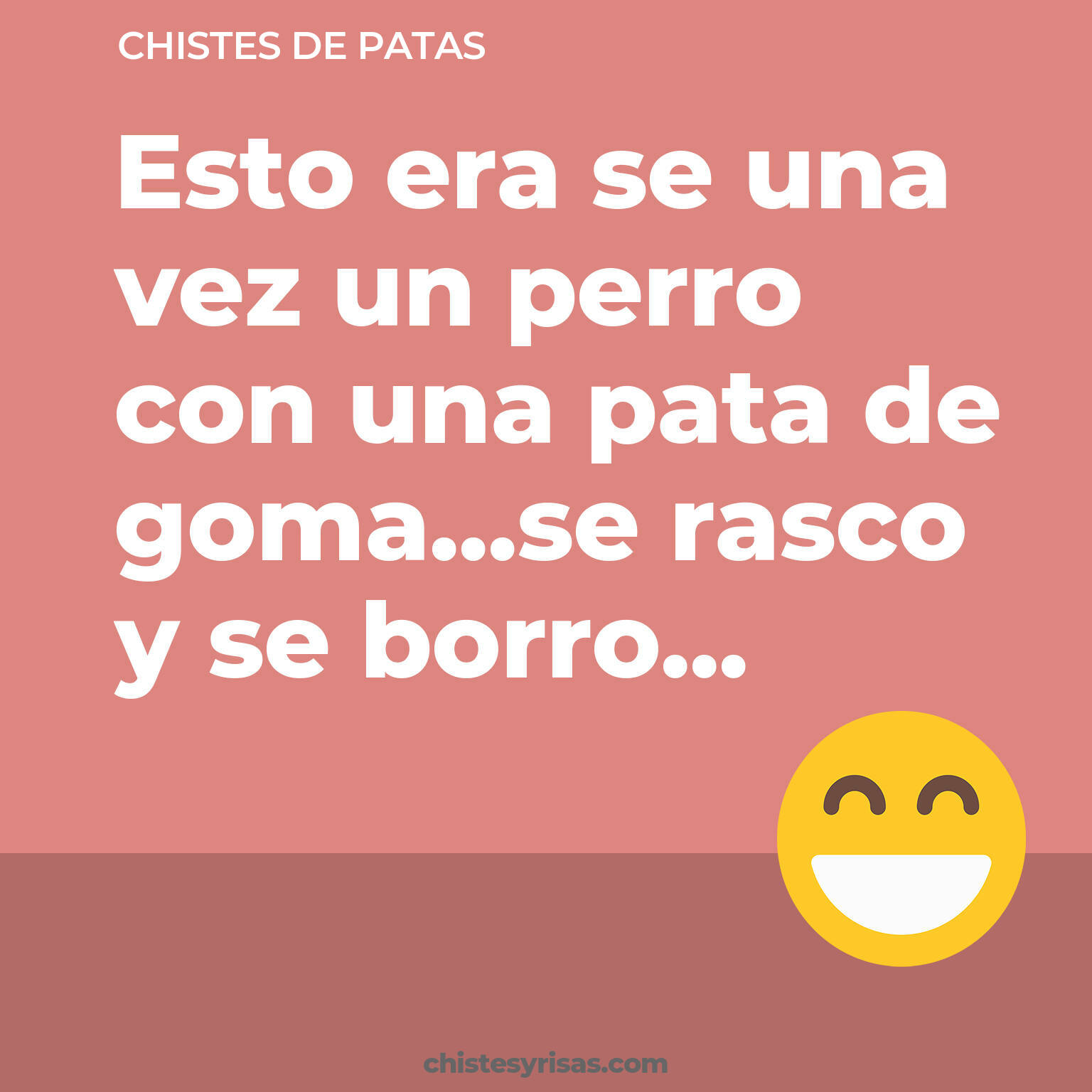 chistes de Patas cortos