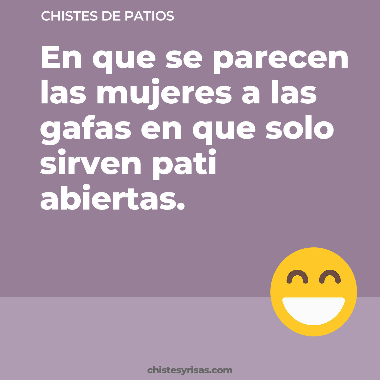 chistes de Patios buenos