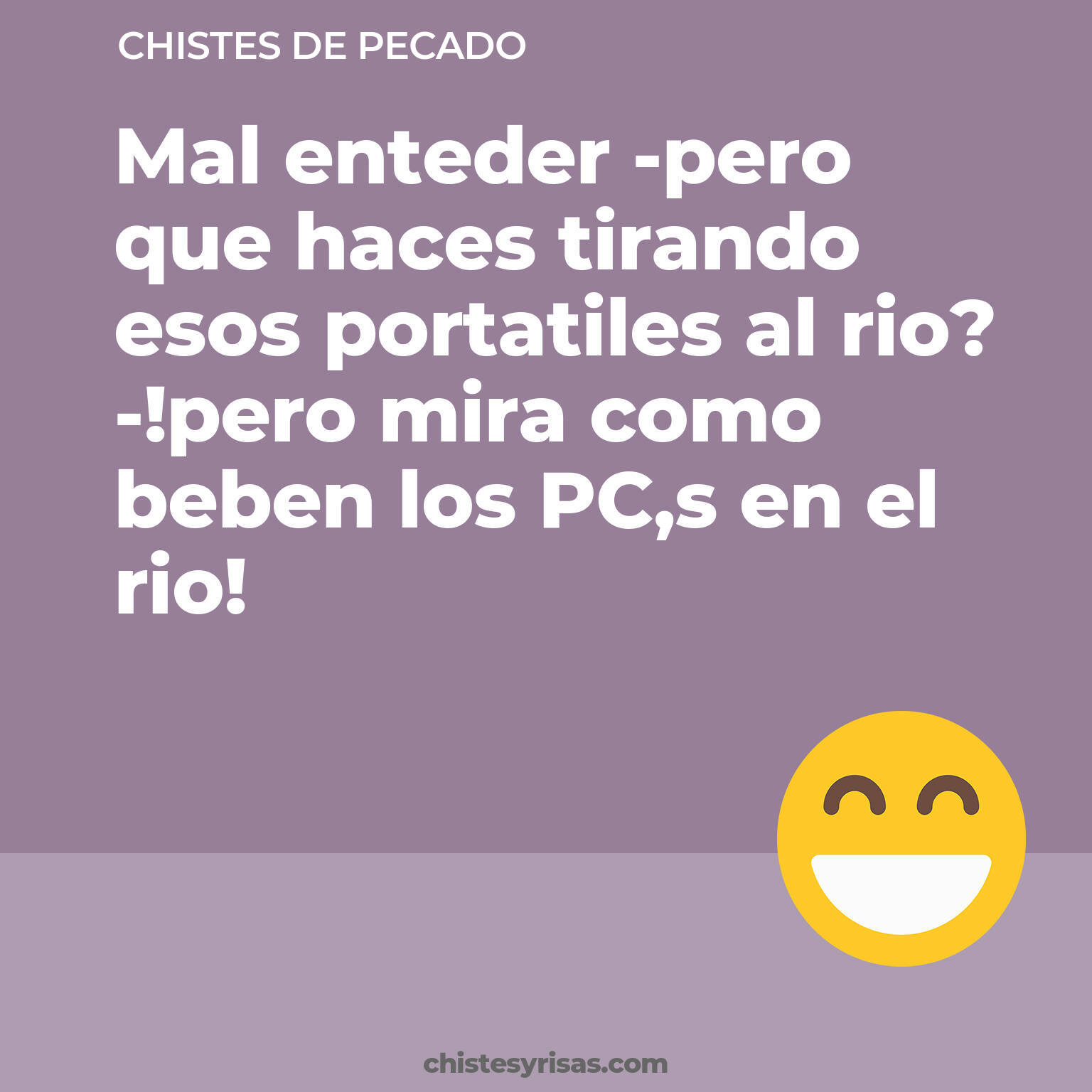 chistes de Pecado cortos