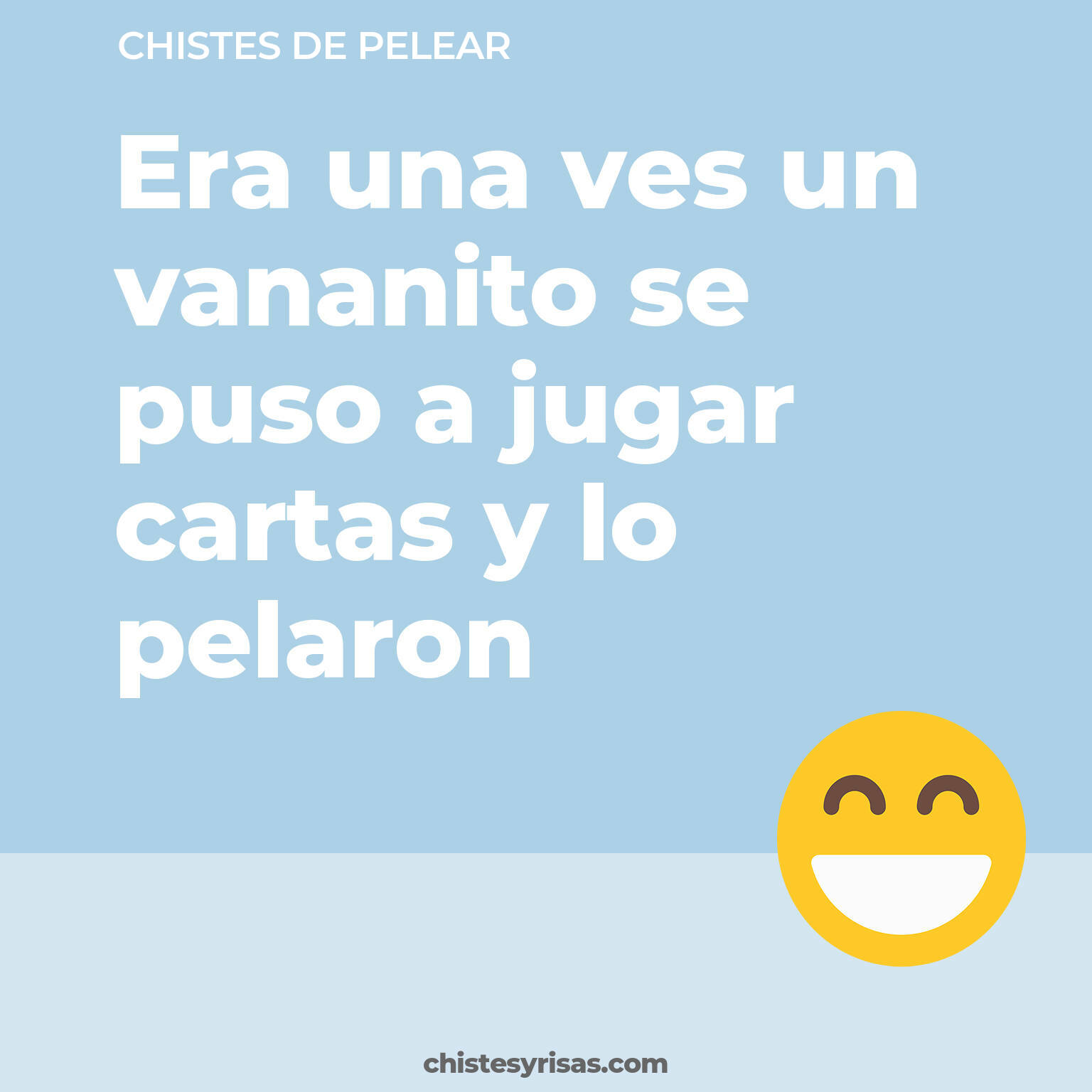 chistes de Pelear cortos