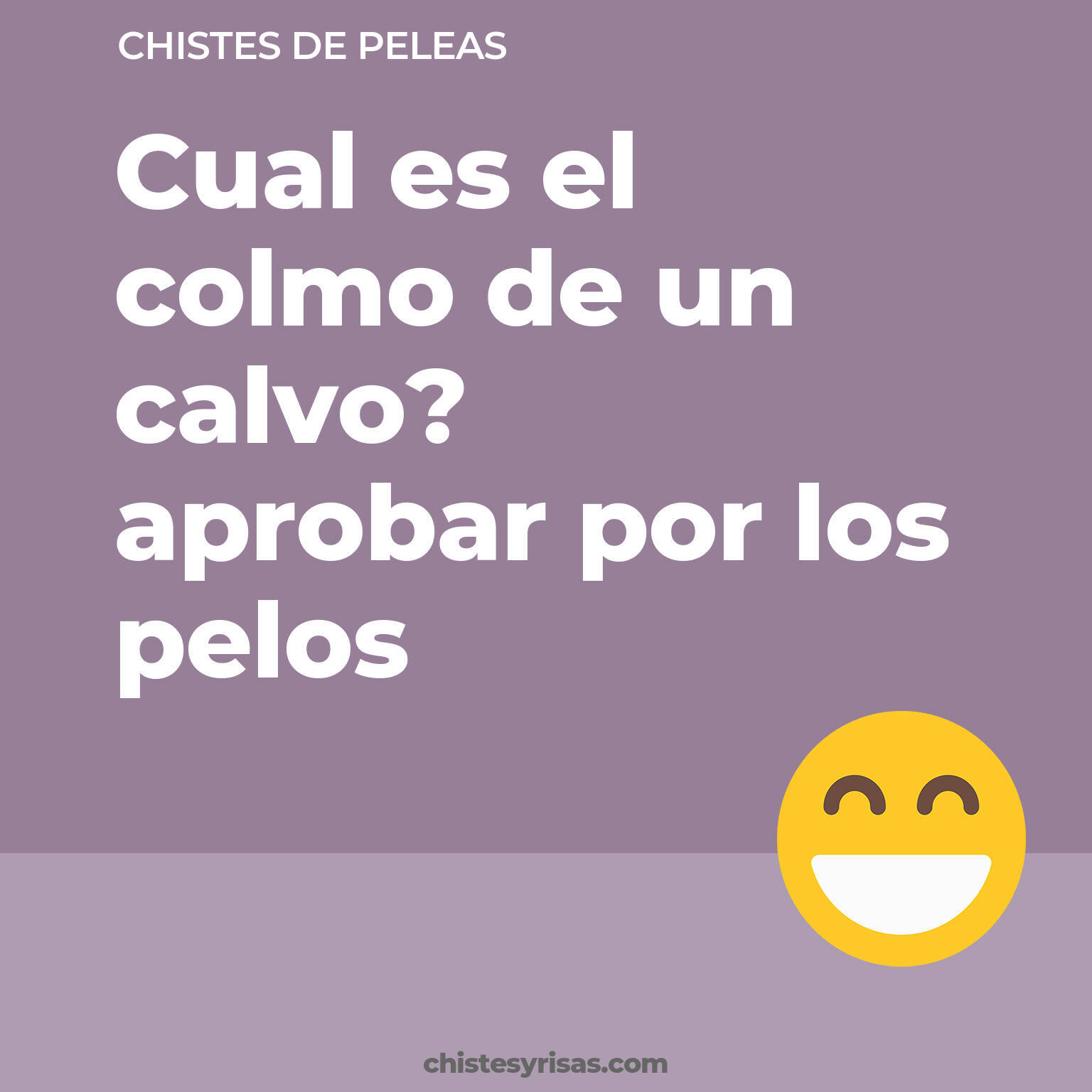 chistes de Peleas más graciosos