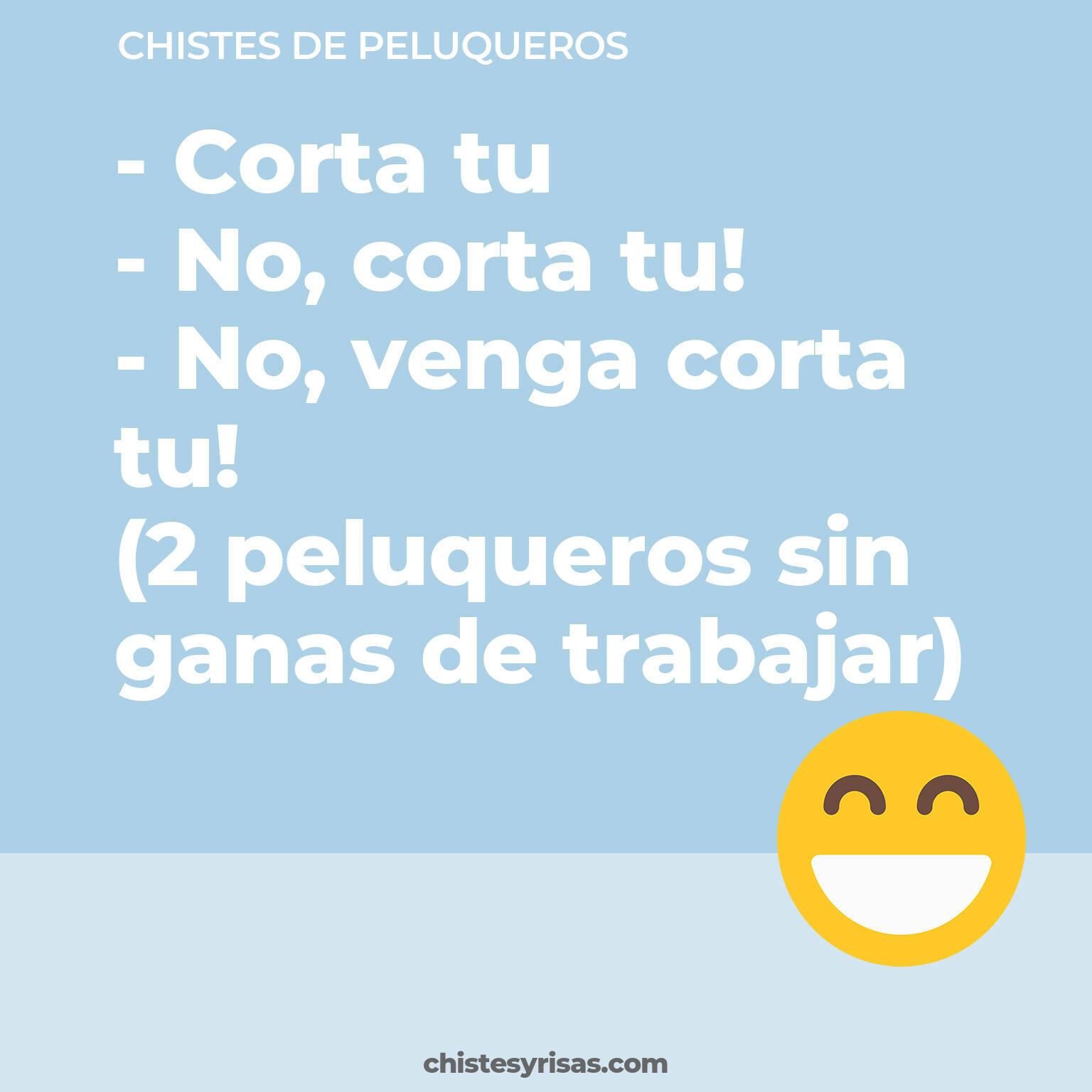 chistes de Peluqueros buenos foto para reir