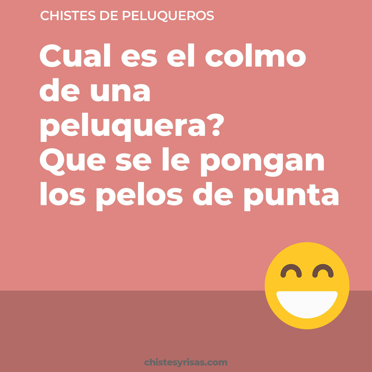 chistes de Peluqueros cortos