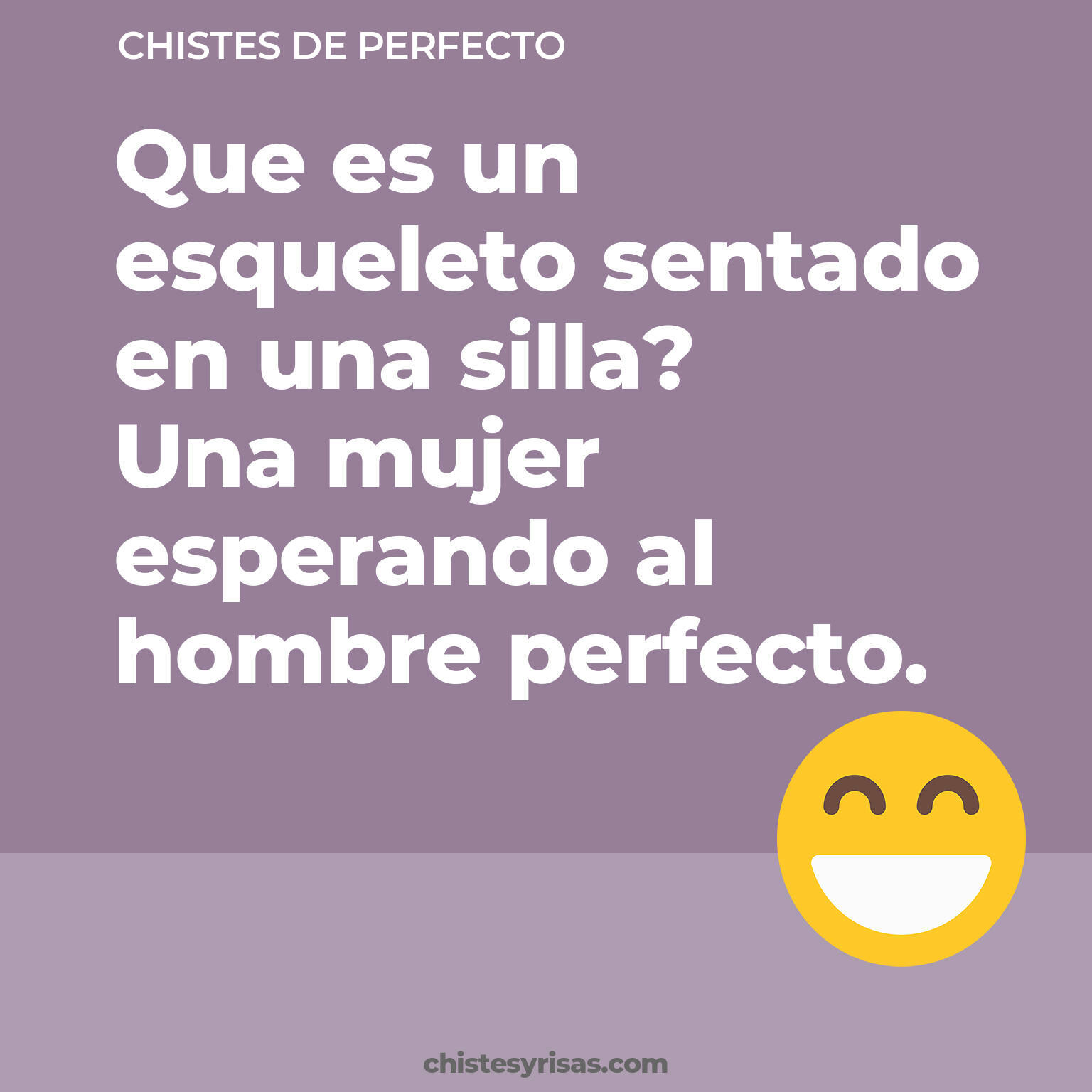 chistes de Perfecto buenos