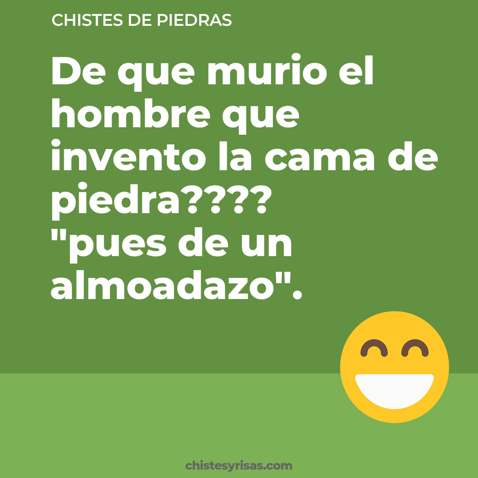 chistes de Piedras cortos