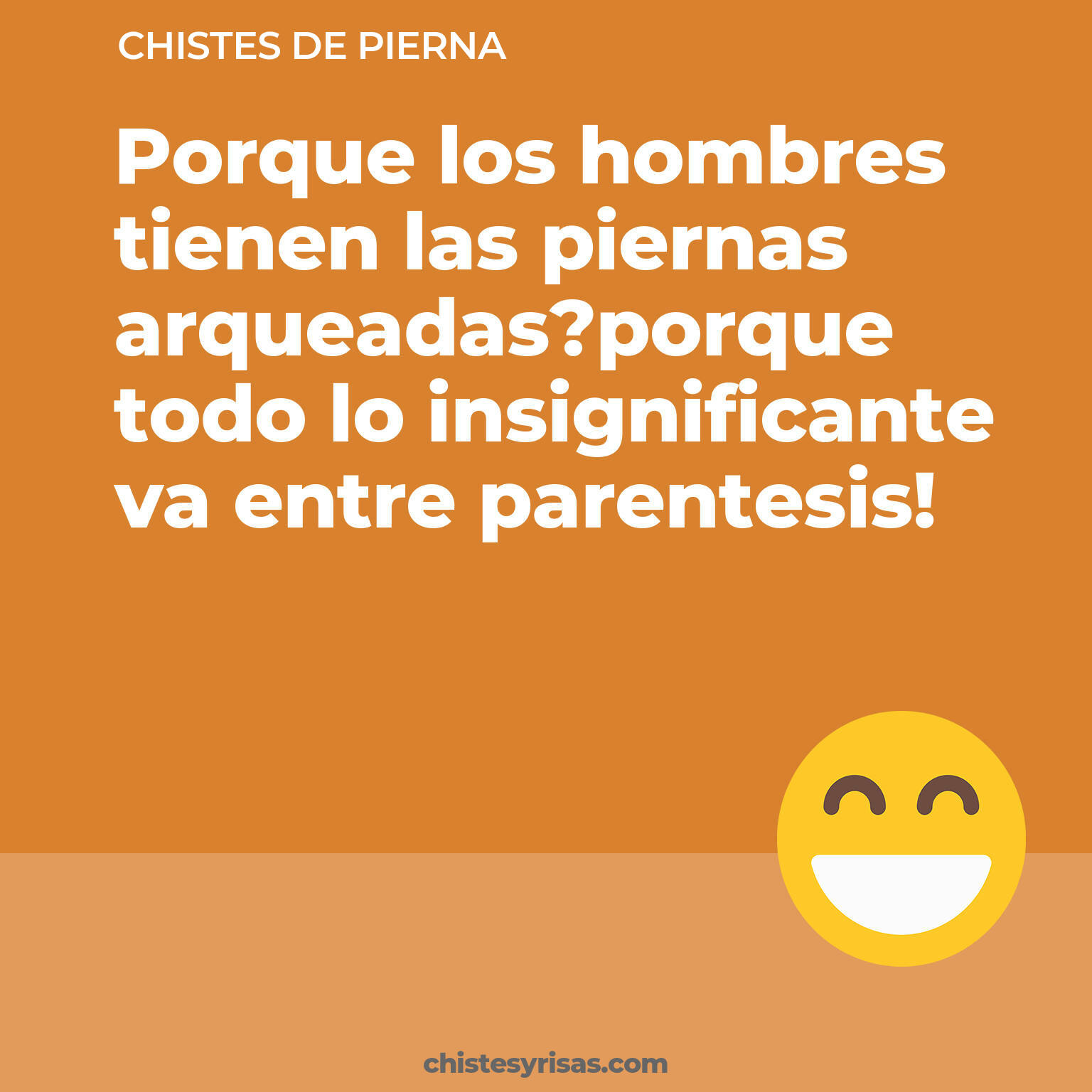 chistes de Pierna más graciosos