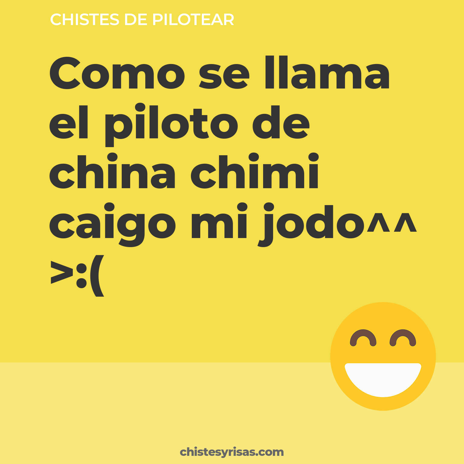 chistes de Pilotear buenos foto para reir