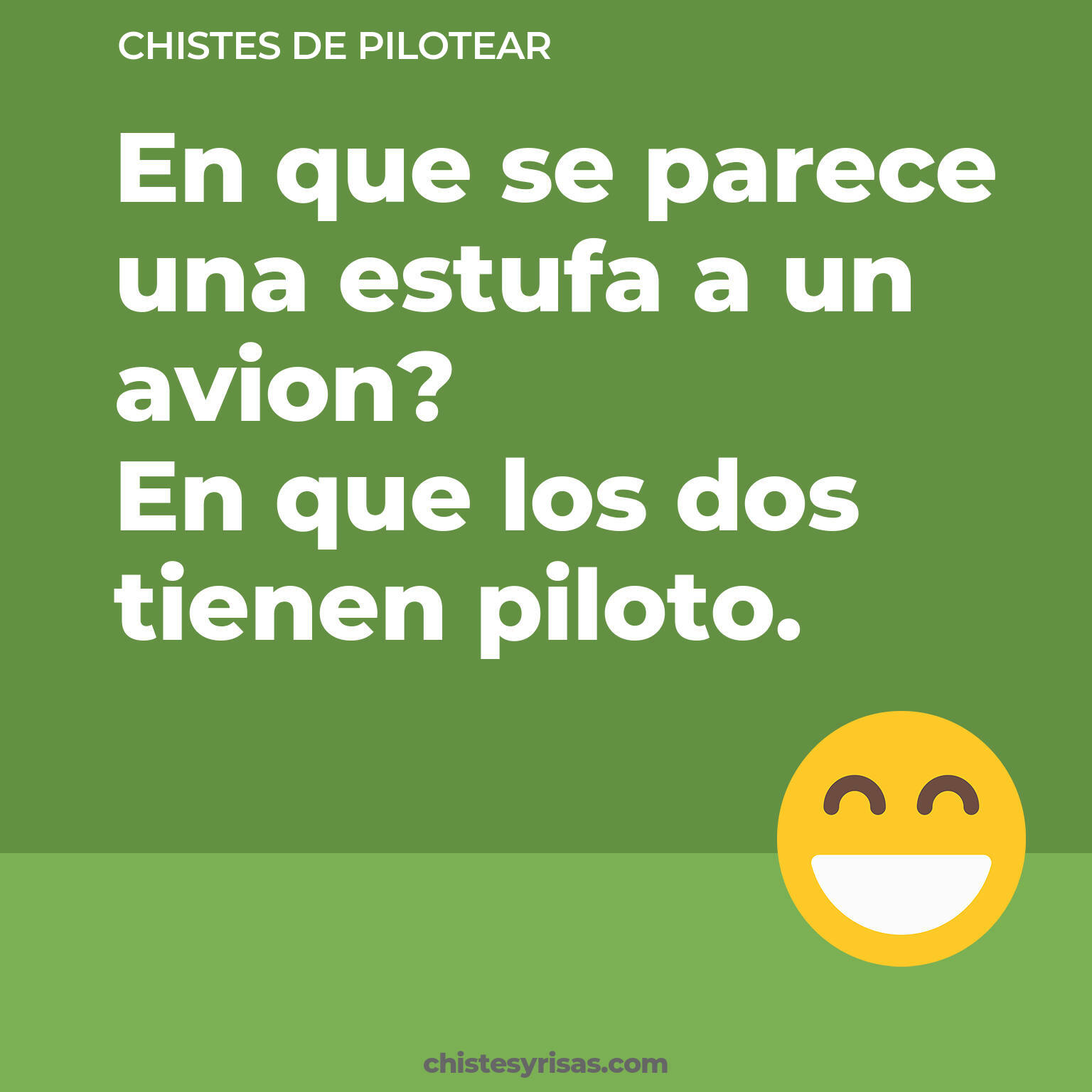 chistes de Pilotear más graciosos