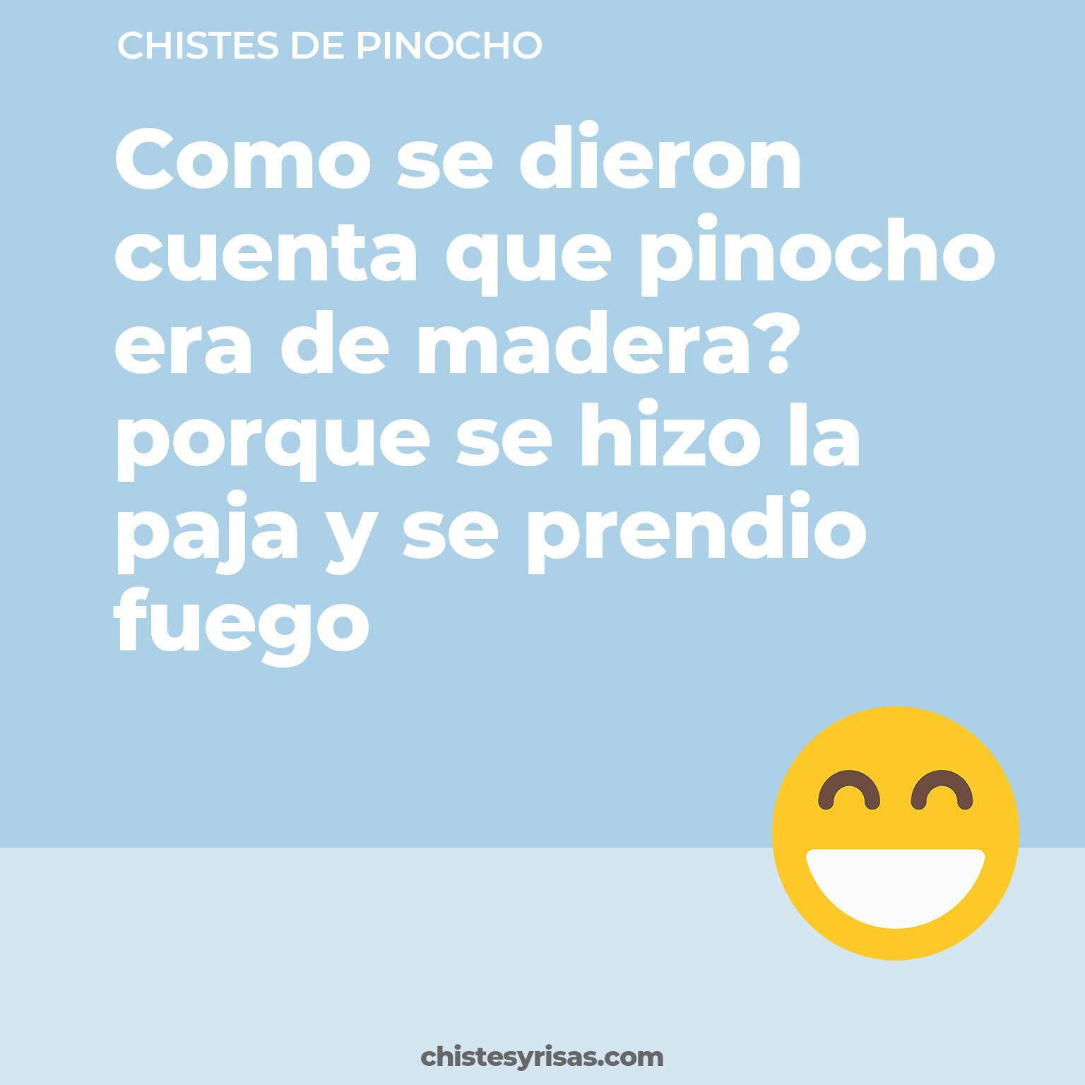 chistes de Pinocho más graciosos