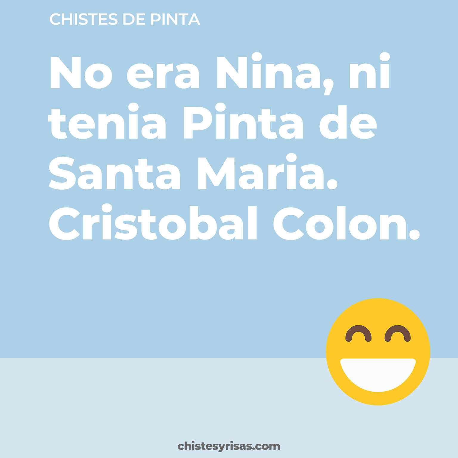 chistes de Pinta cortos