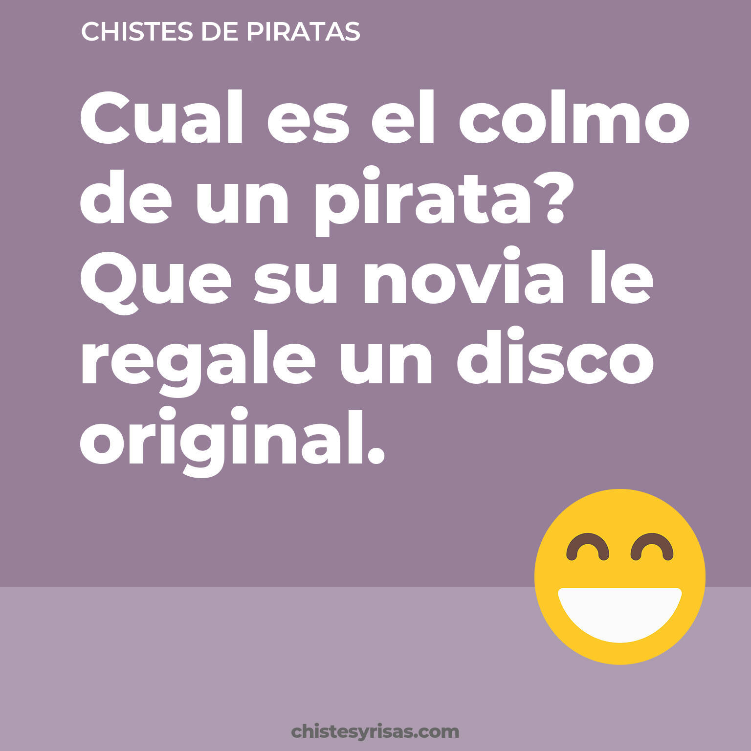 chistes de Piratas más graciosos