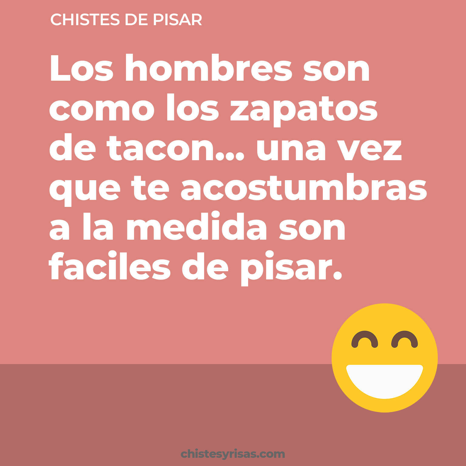 chistes de Pisar cortos