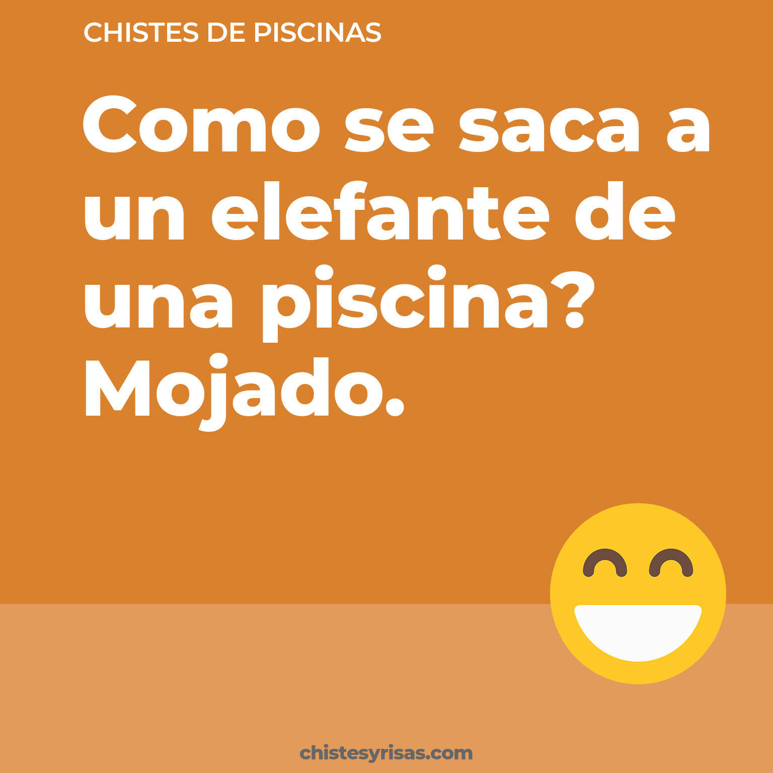 chistes de Piscinas cortos