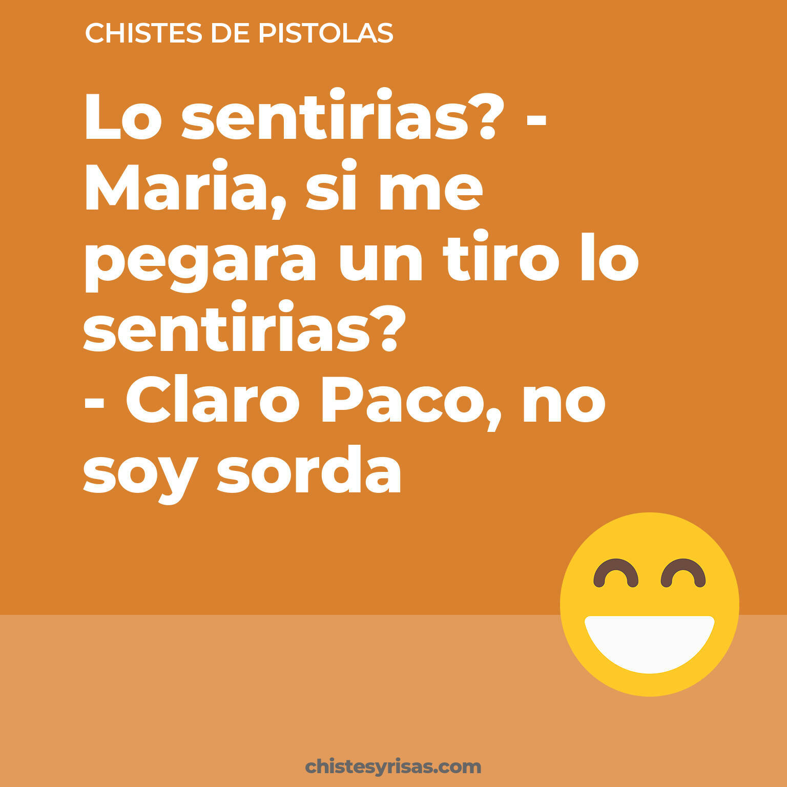 chistes de Pistolas cortos