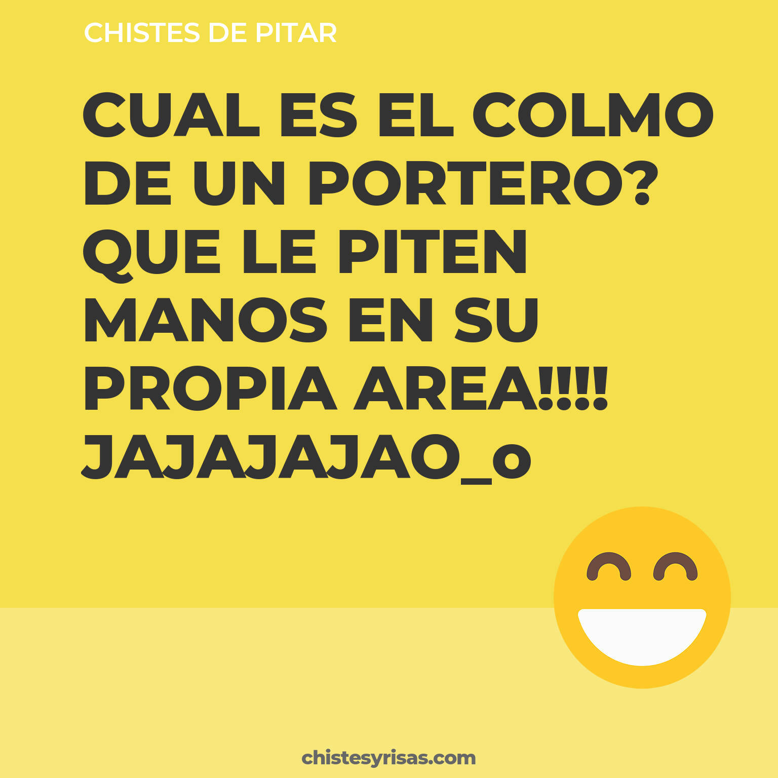 chistes de Pitar buenos foto para reir