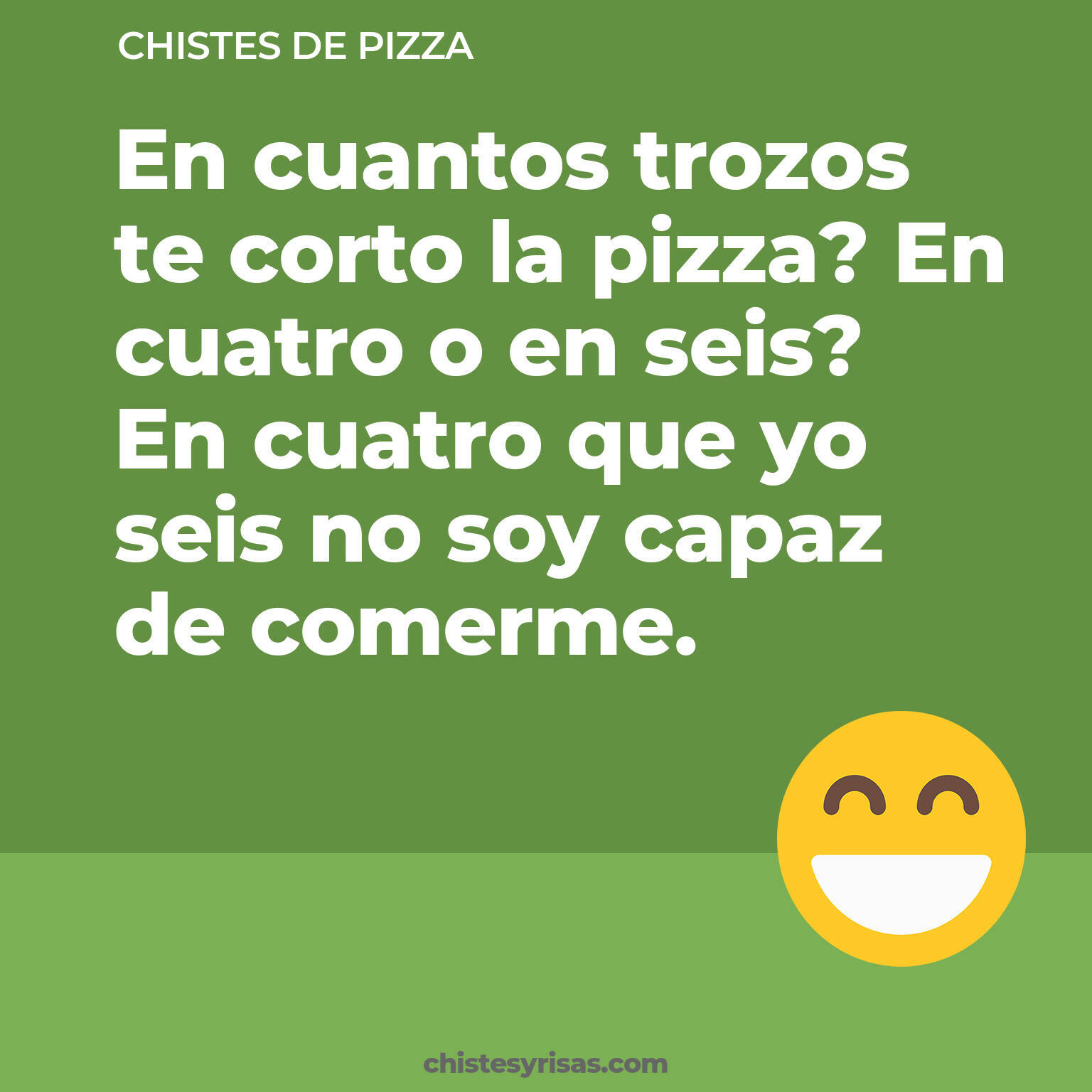 chistes de Pizza buenos