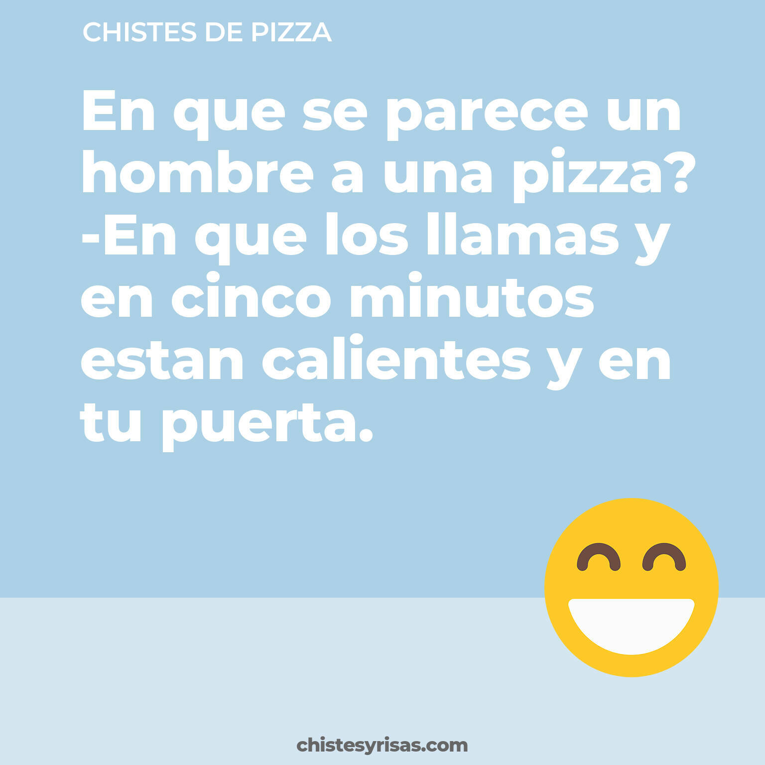 chistes de Pizza más graciosos