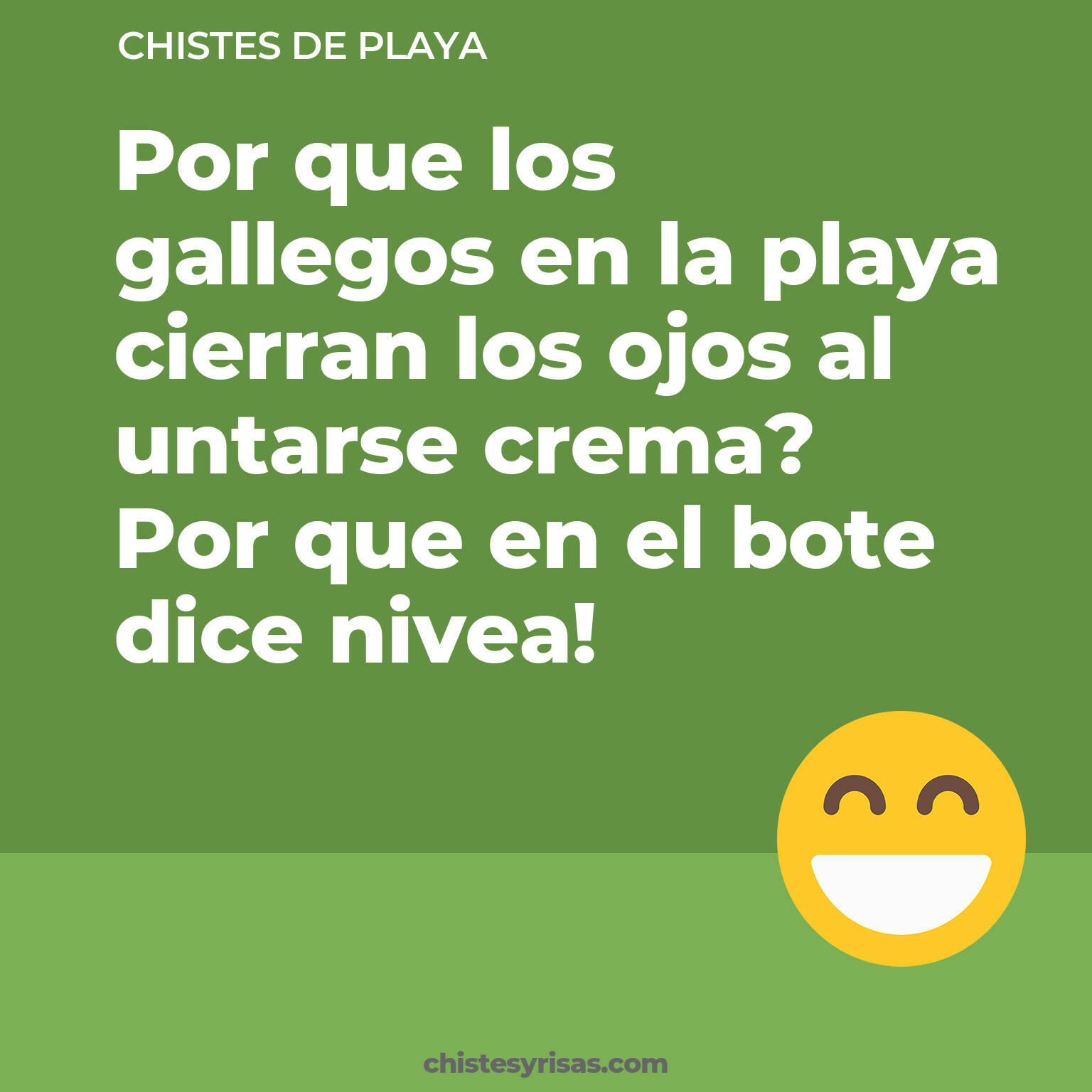 chistes de Playa cortos