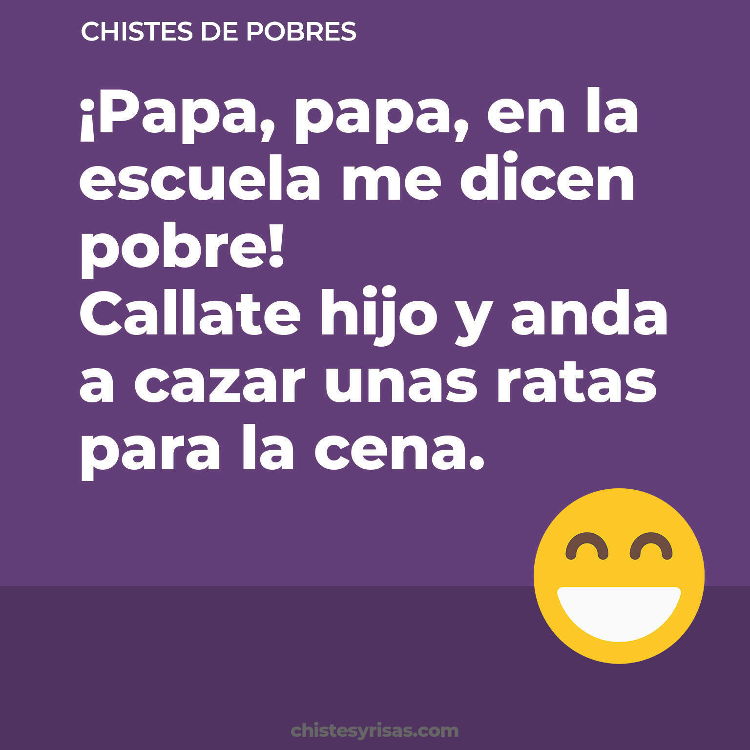 chistes de Pobres cortos