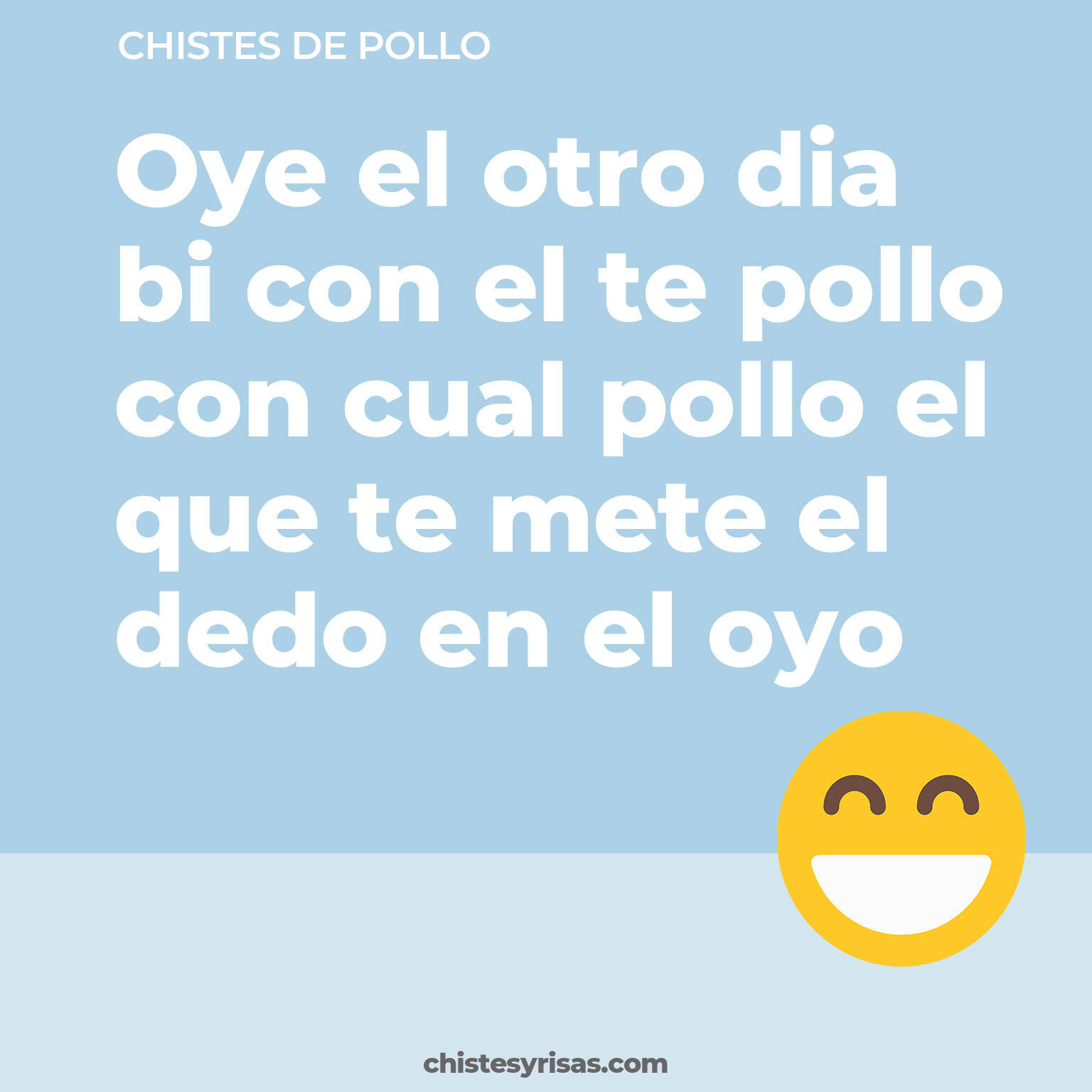 chistes de Pollo cortos