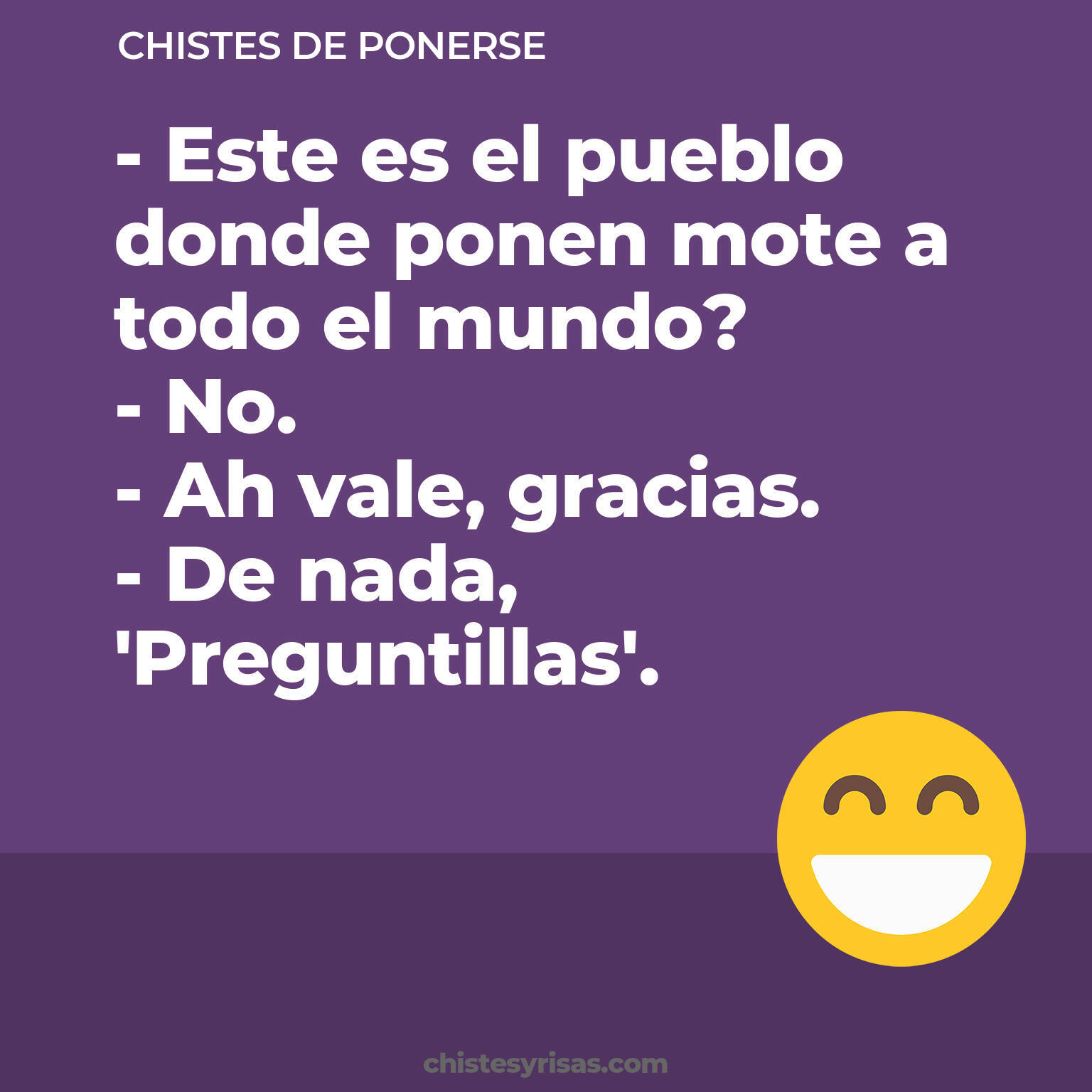 chistes de Ponerse más graciosos