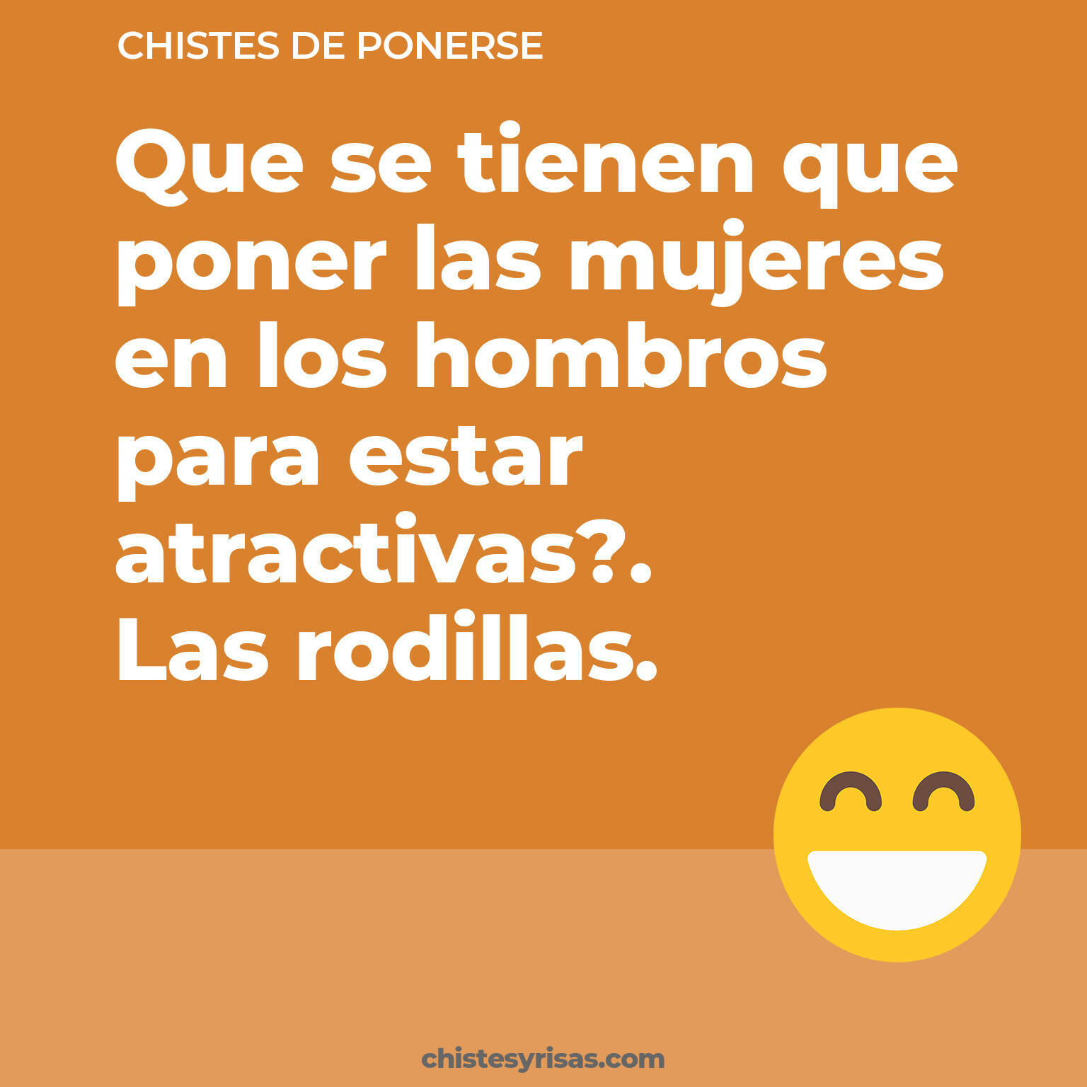 chistes de Ponerse buenos